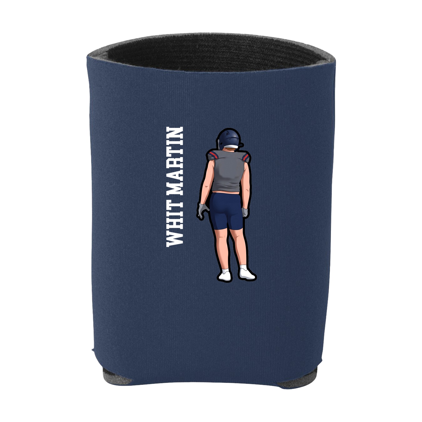 Can Holder — Name Vertical in Navy
