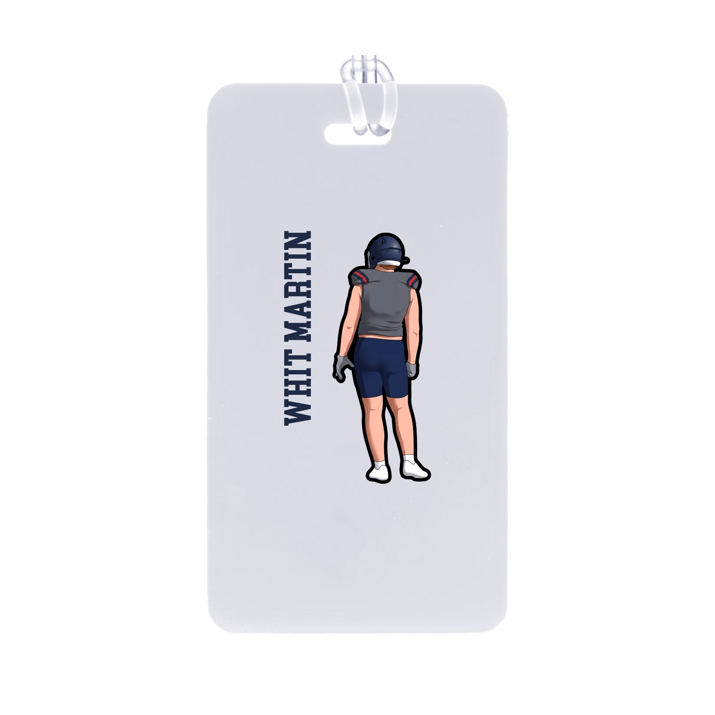 Bag Tag — Name Vertical in Classic