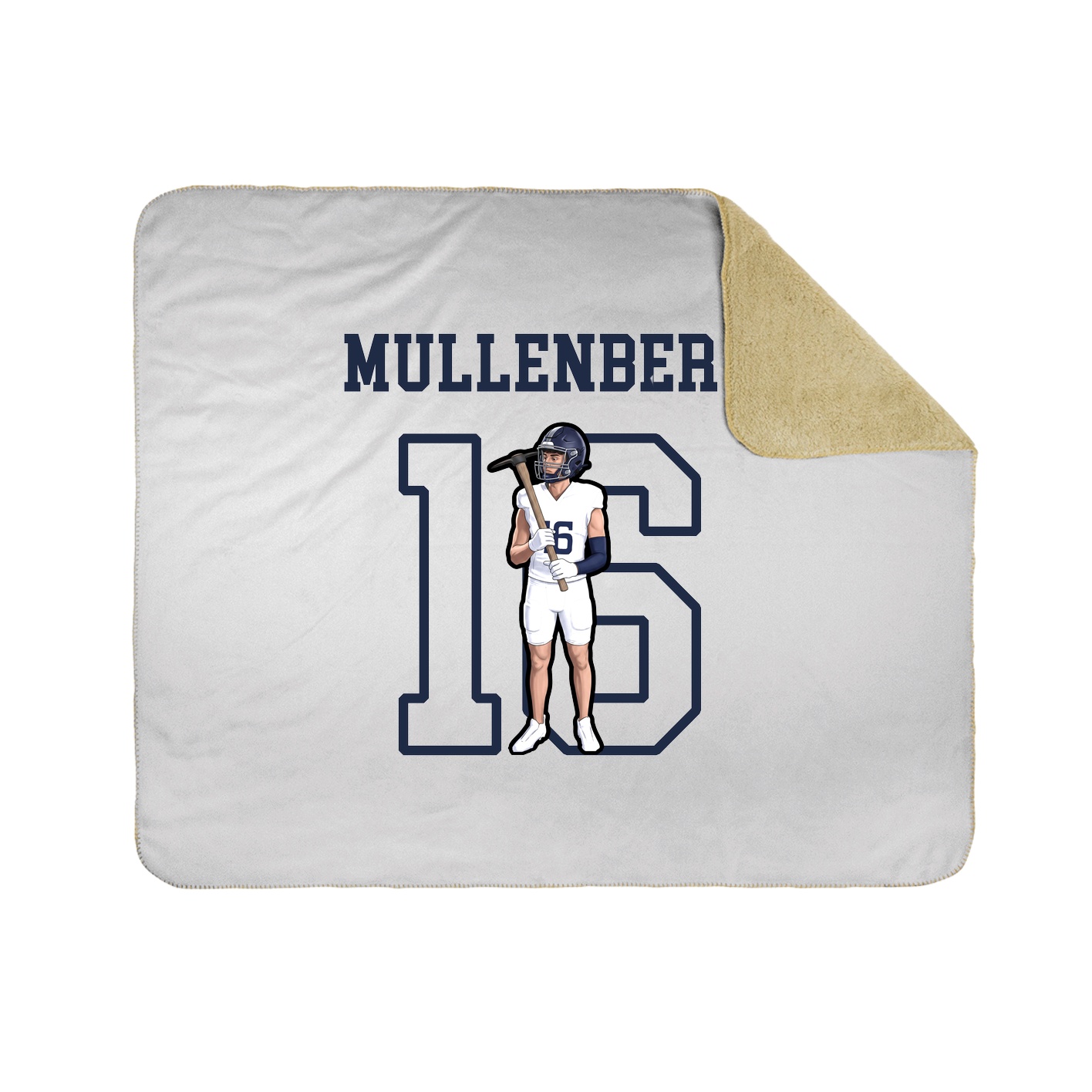 Throw Blanket — Shirsey in White