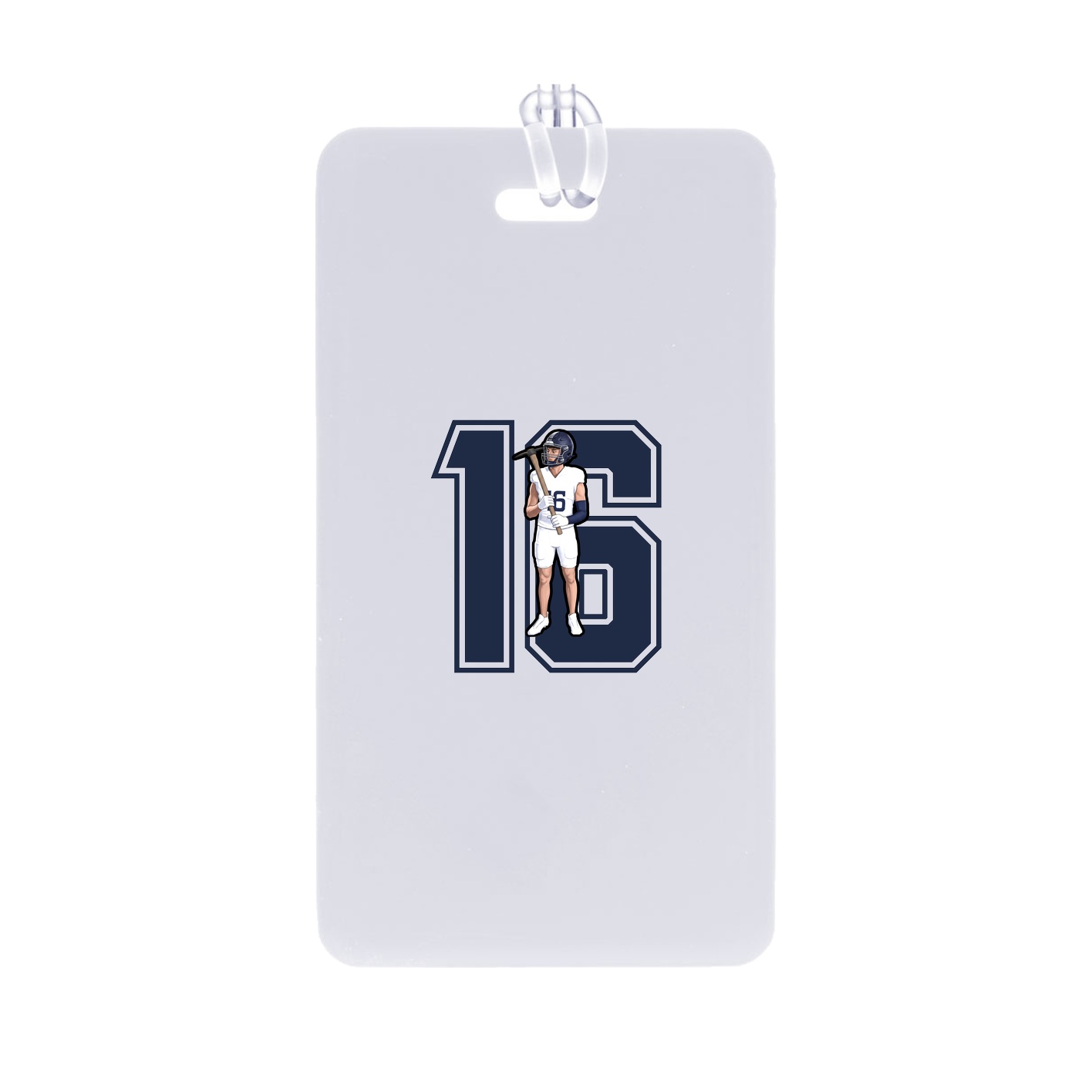 Bag Tag — Number in Classic