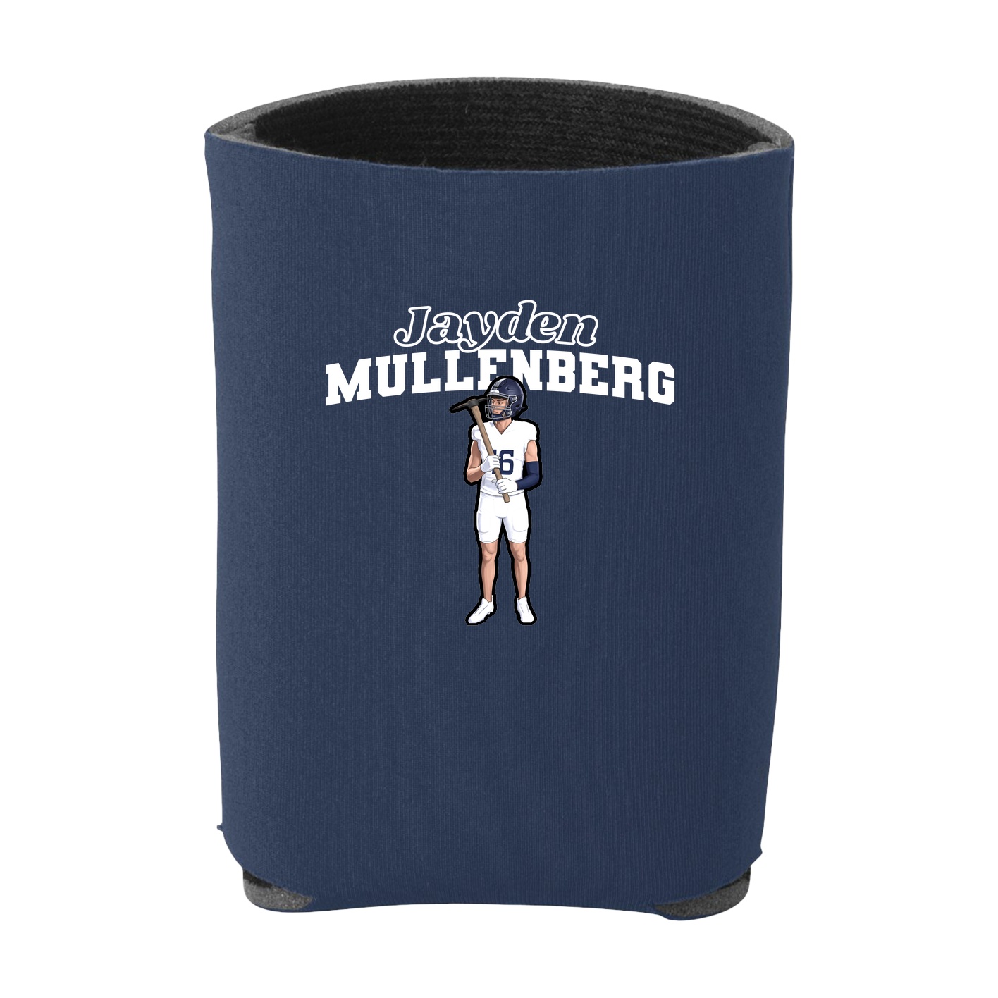 Can Holder — Name Arch in Navy