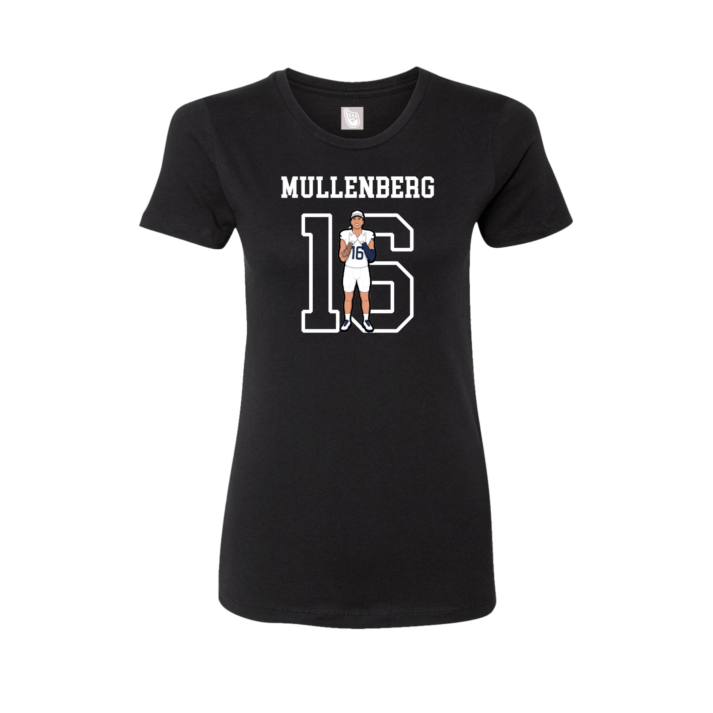 Fitted Women's Tee — Shirsey in Black