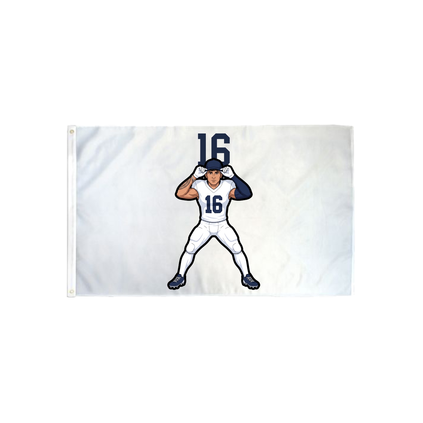 3x5 Flag — Number Top in Classic