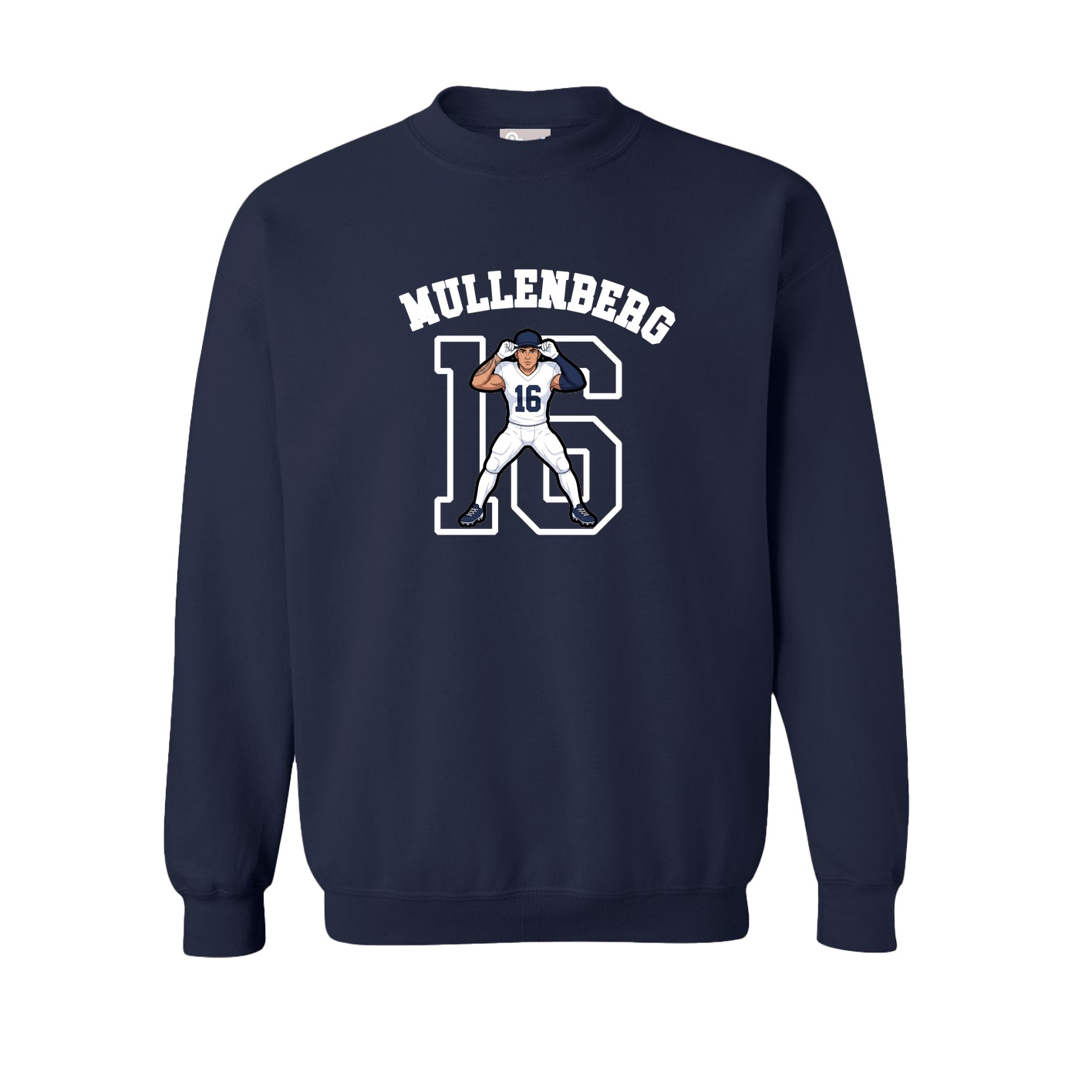 Fleece Crew — Shirsey Arch in Navy
