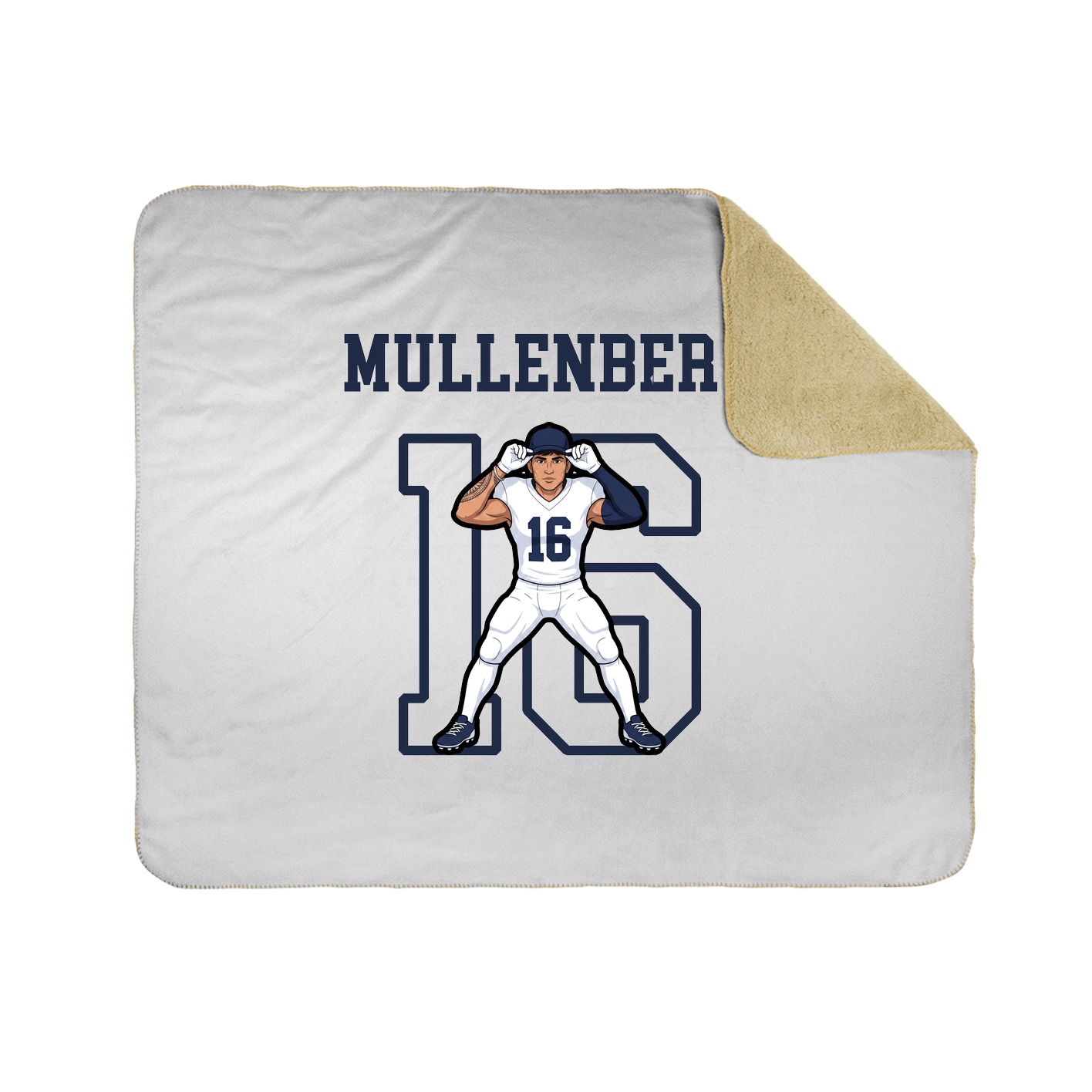Throw Blanket — Shirsey in White