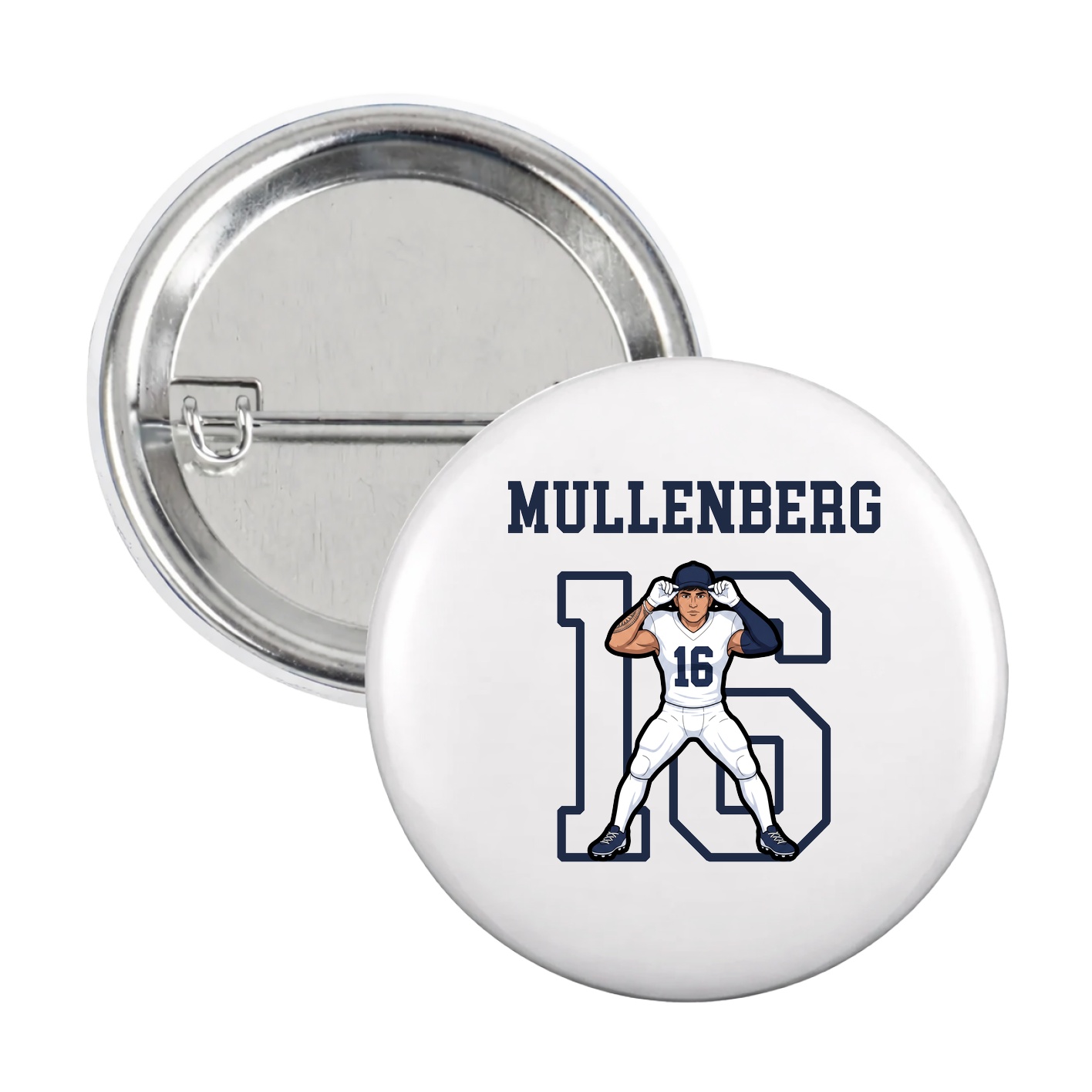 Game Day Button — Shirsey in White