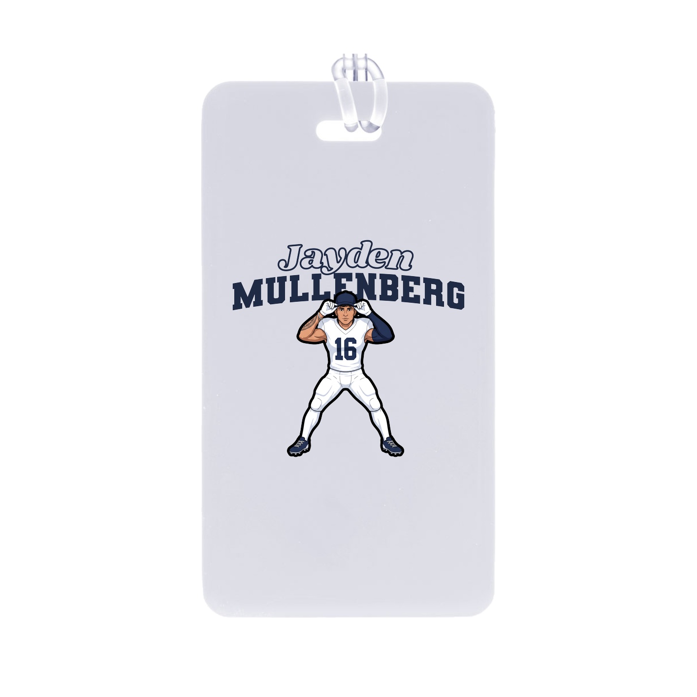 Bag Tag — Name Arch in Classic