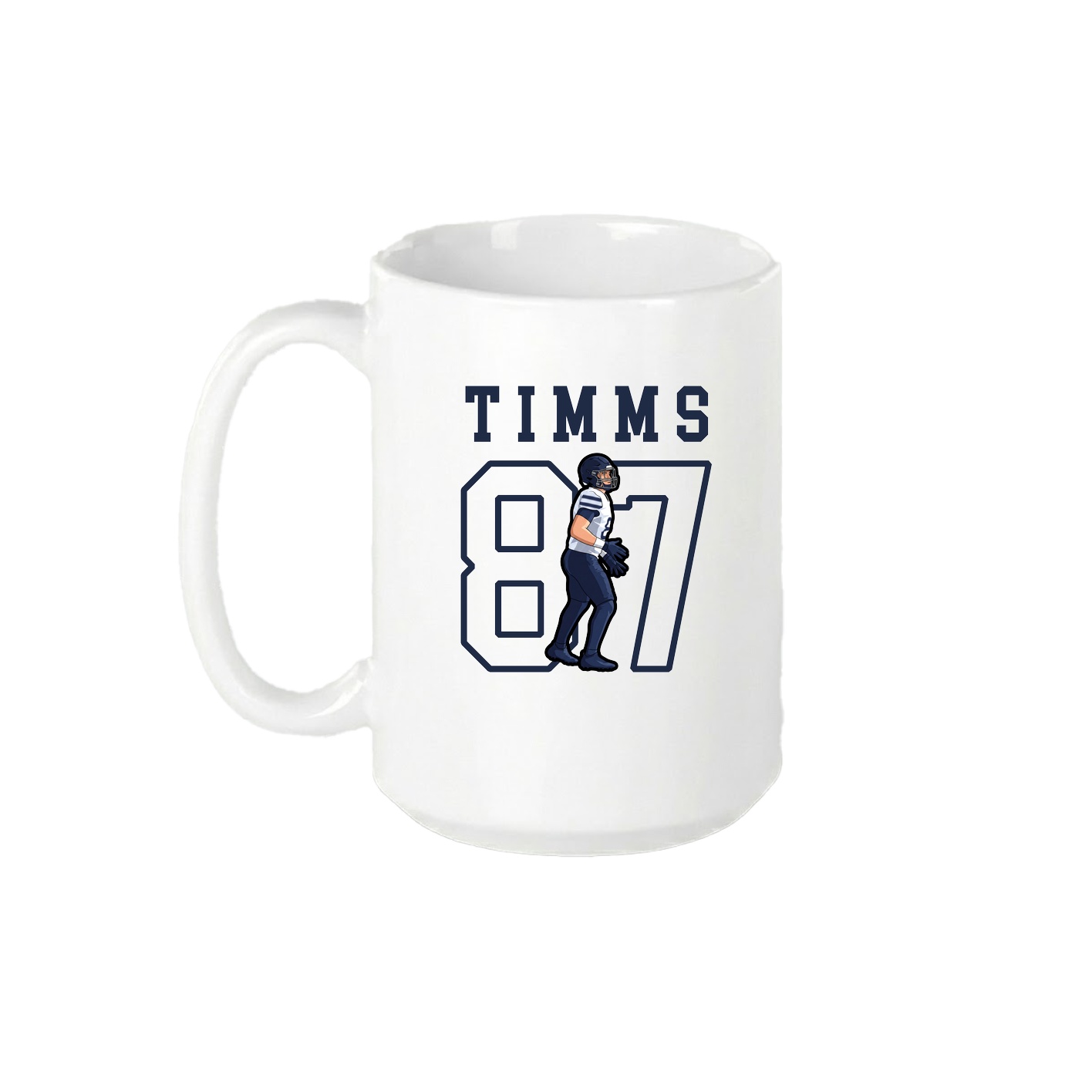 15oz Coffee Mug — Shirsey in White