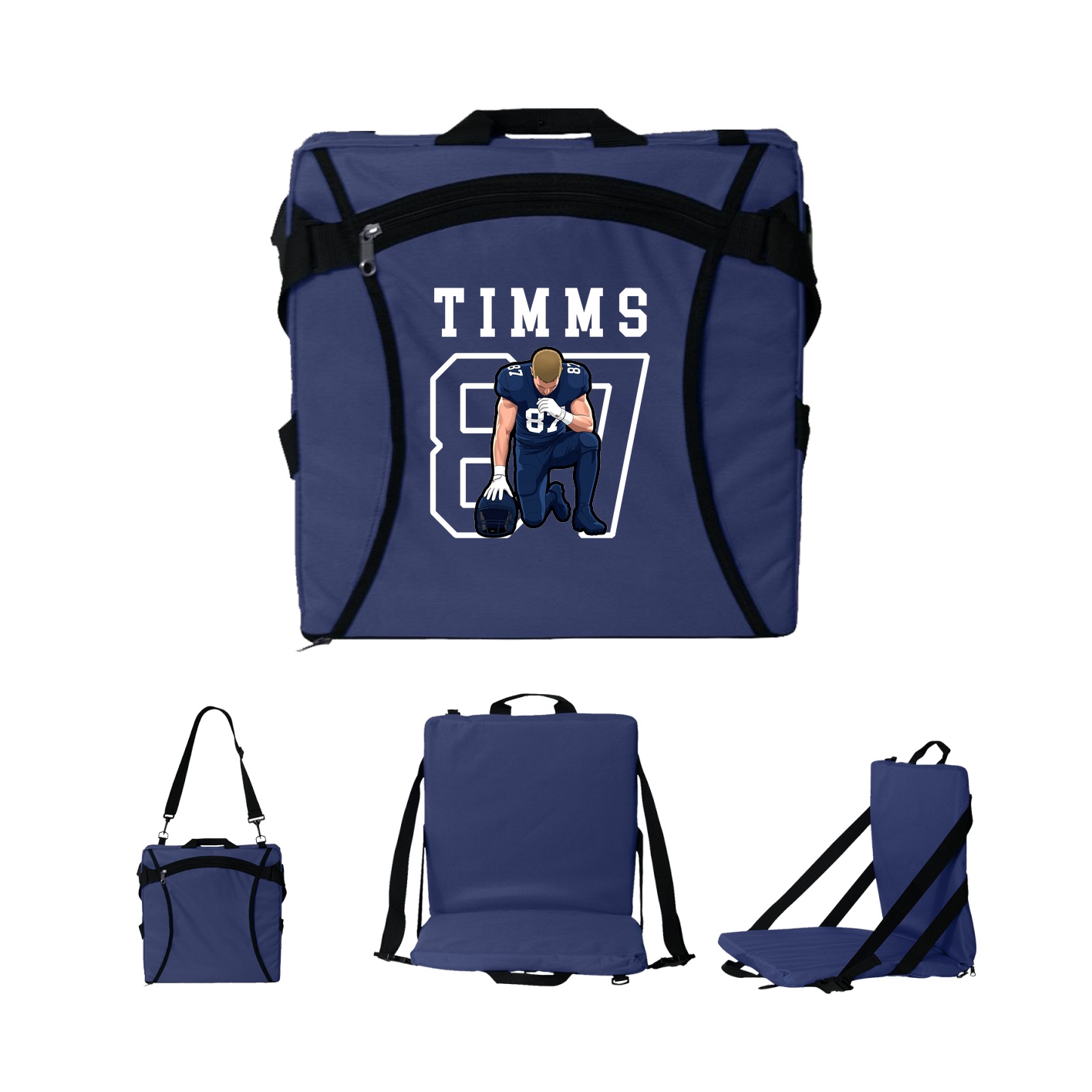 Folding Stadium Seat — Shirsey in Navy