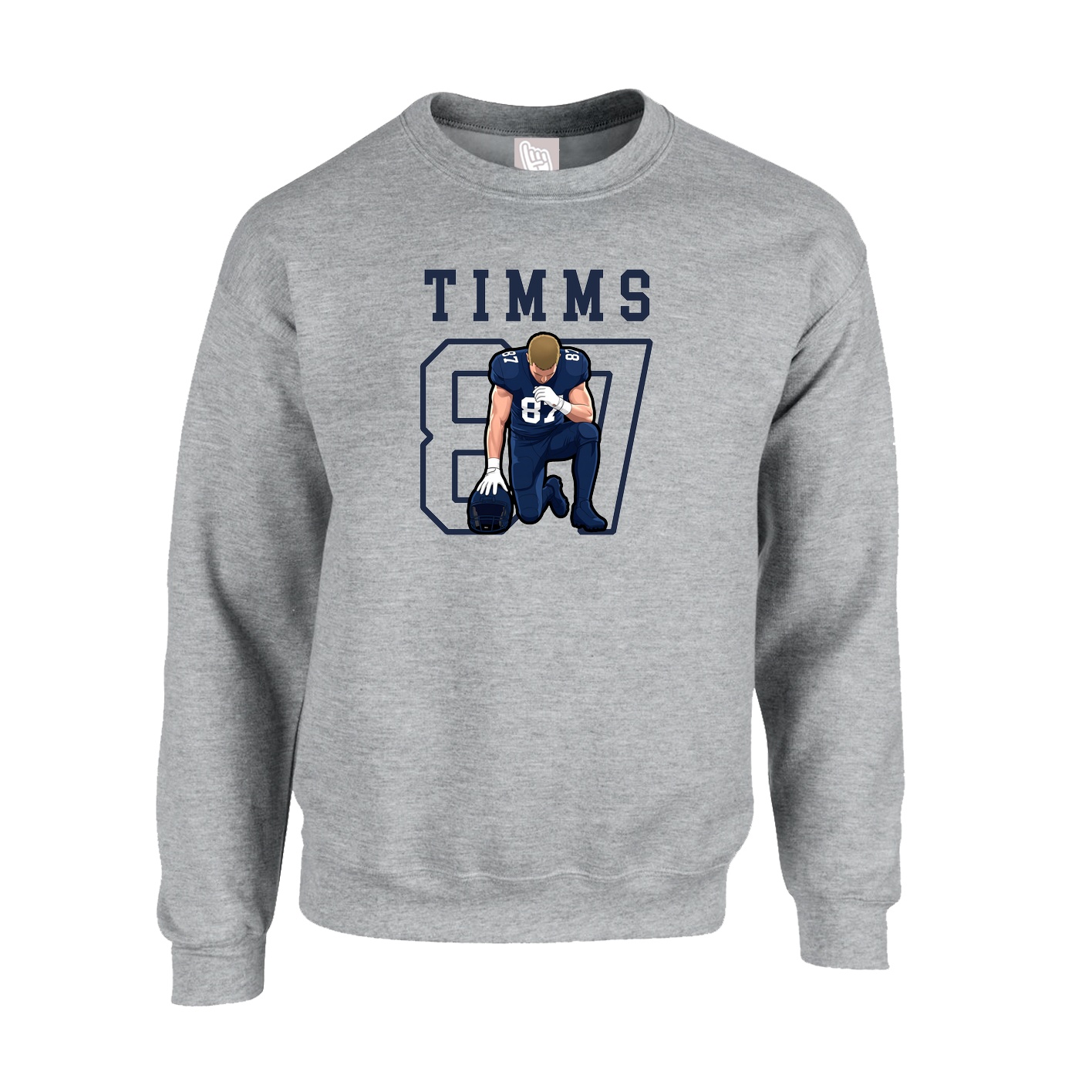 Fleece Crew — Shirsey in Grey