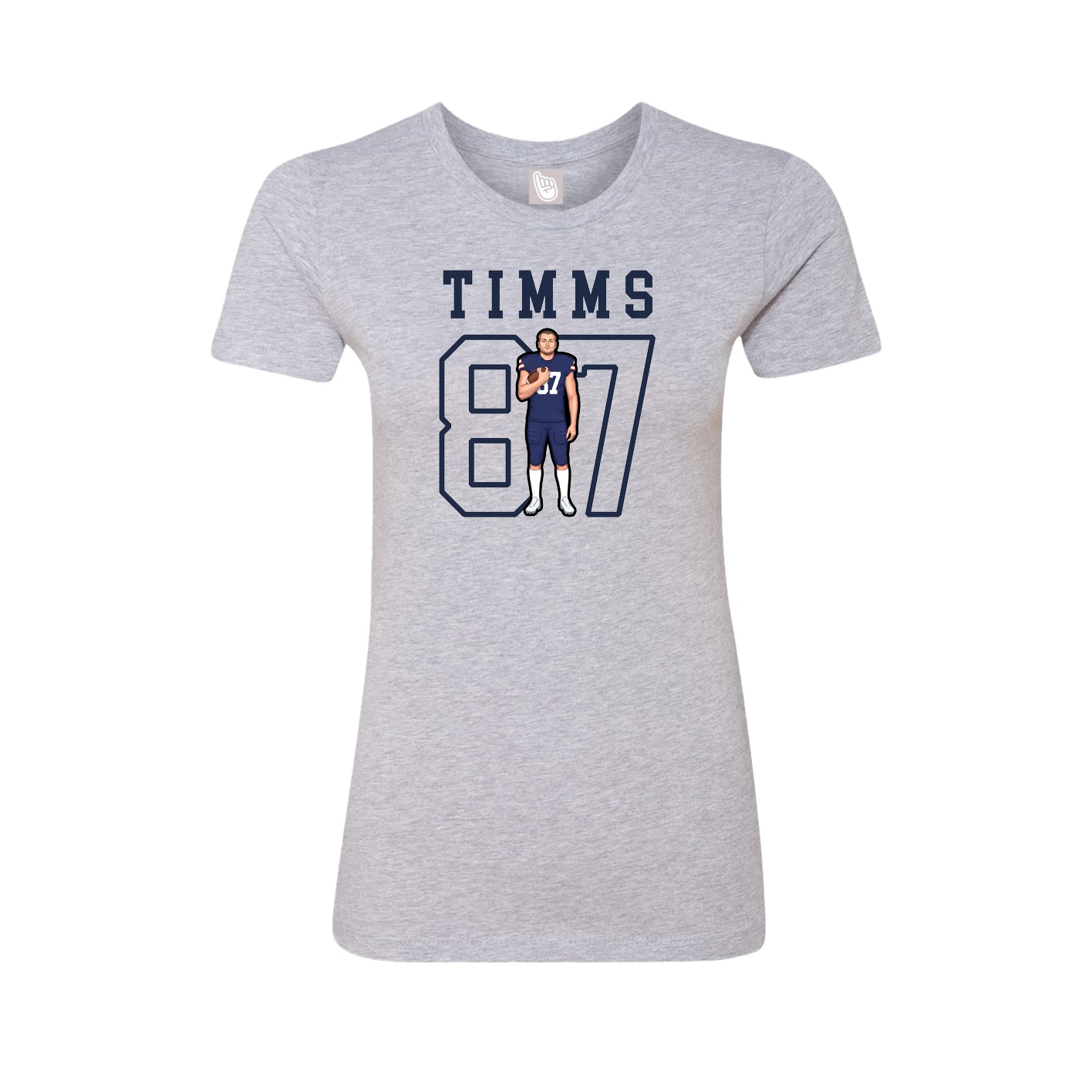 Fitted Women's Tee — Shirsey in Grey