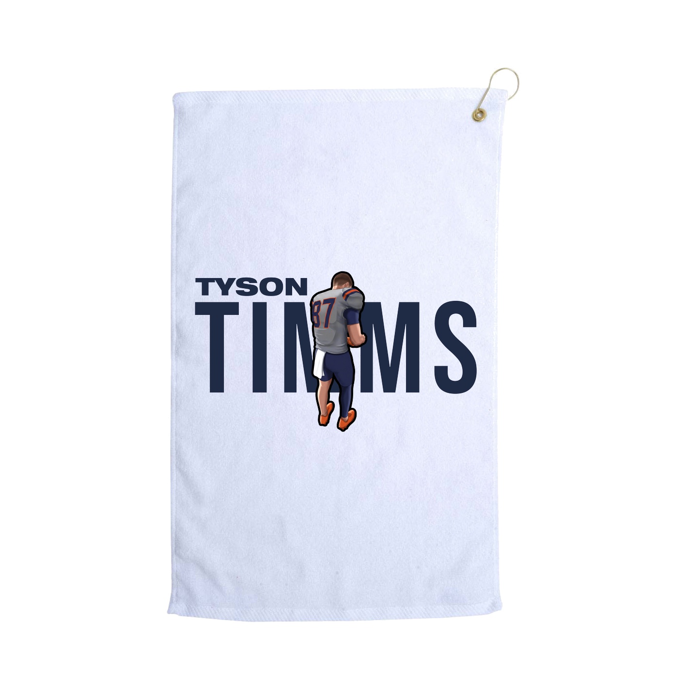 Golf Towel — Player Name in White