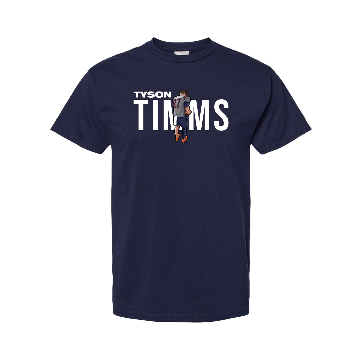 Tee — Player Name in Navy