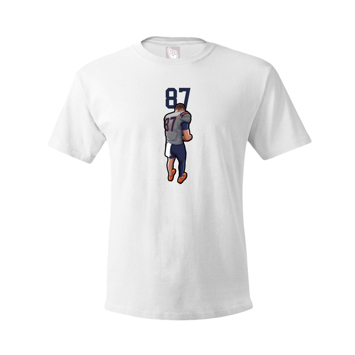 Tee — Number Top in White