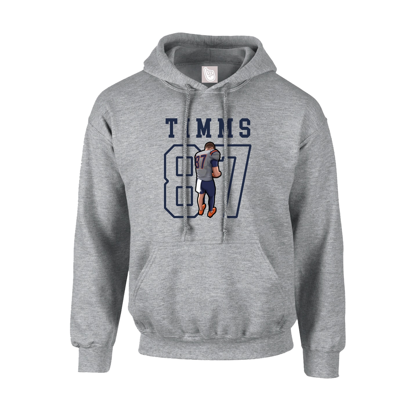 Hoodie — Shirsey in Grey