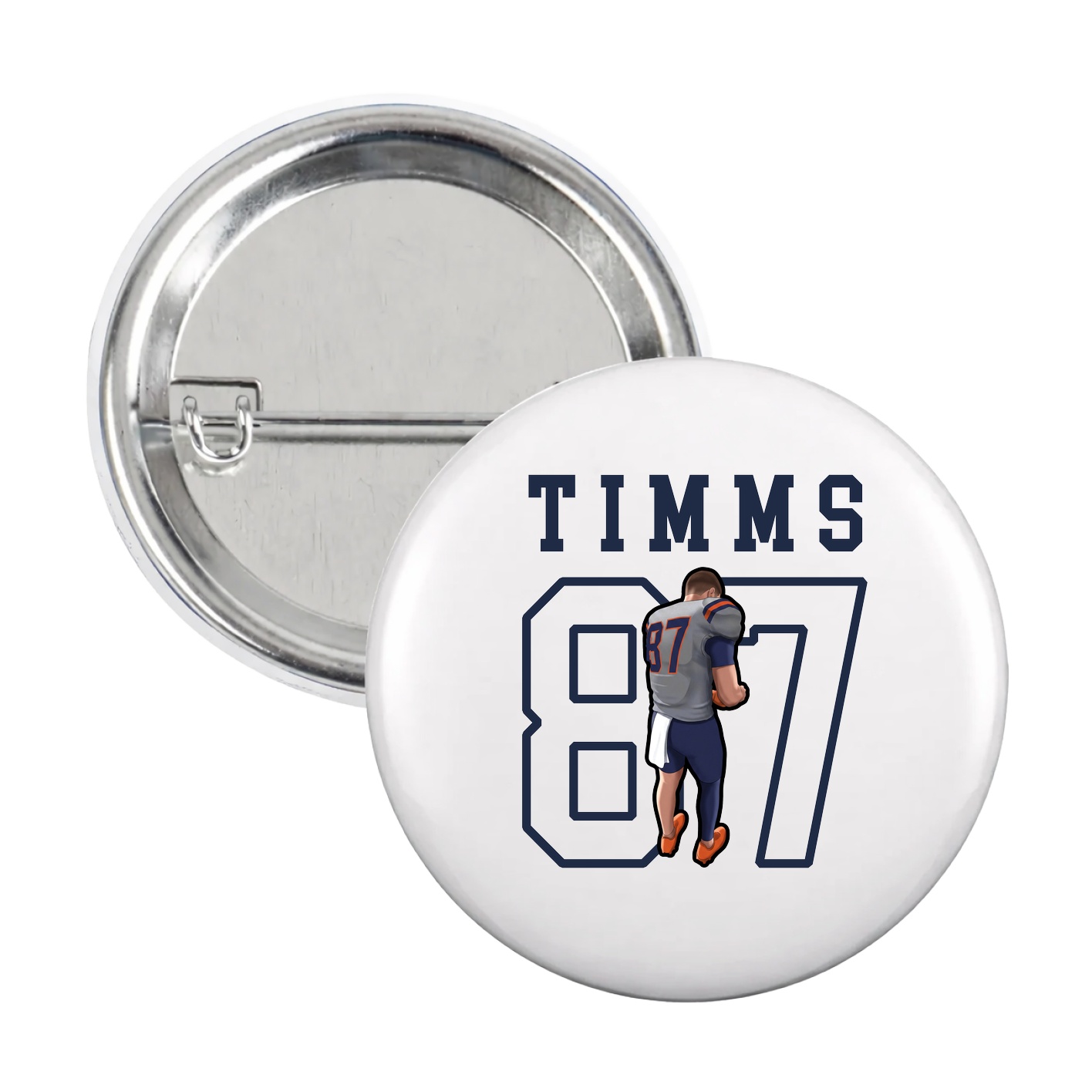 Game Day Button — Shirsey in White