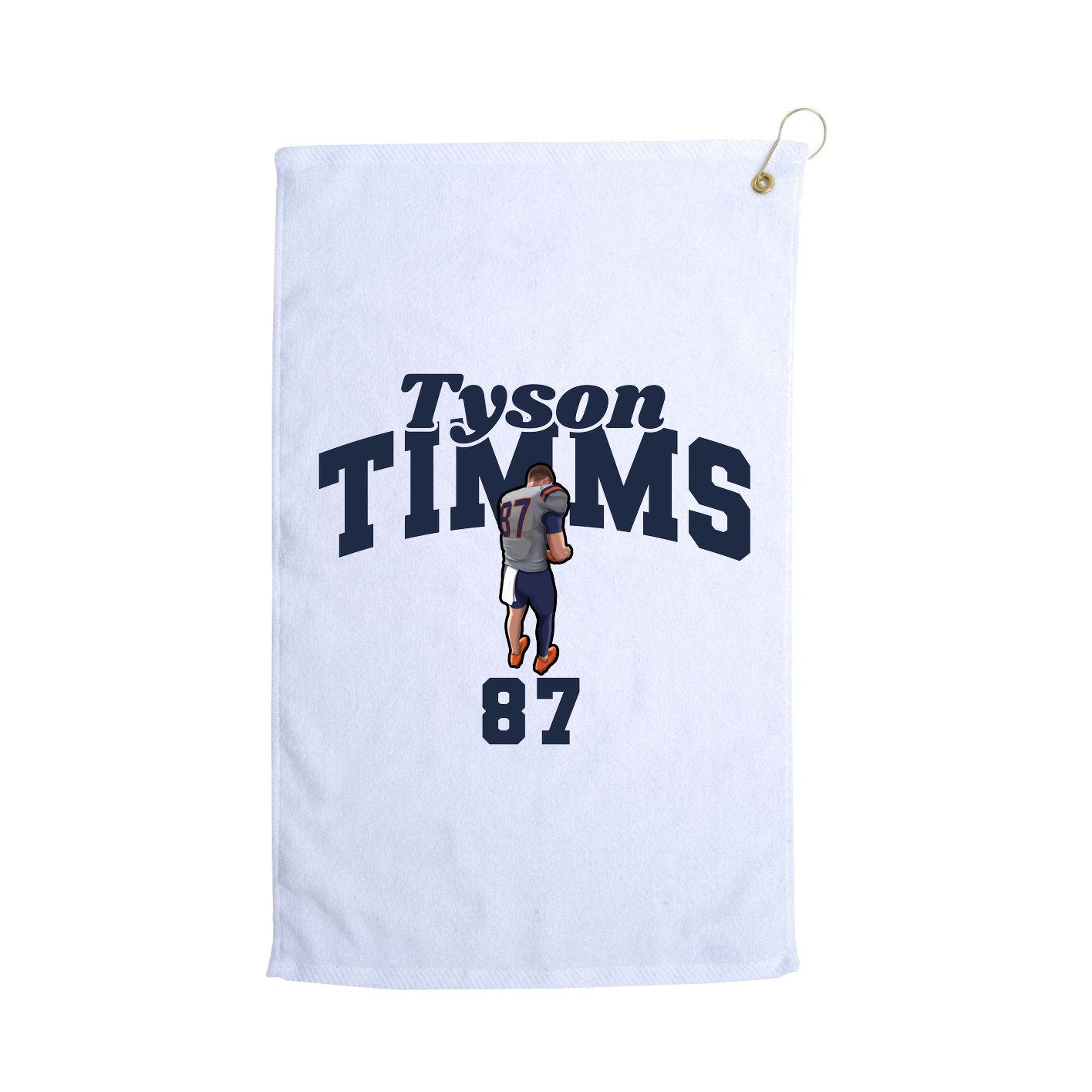 Golf Towel — Signature Arch in White