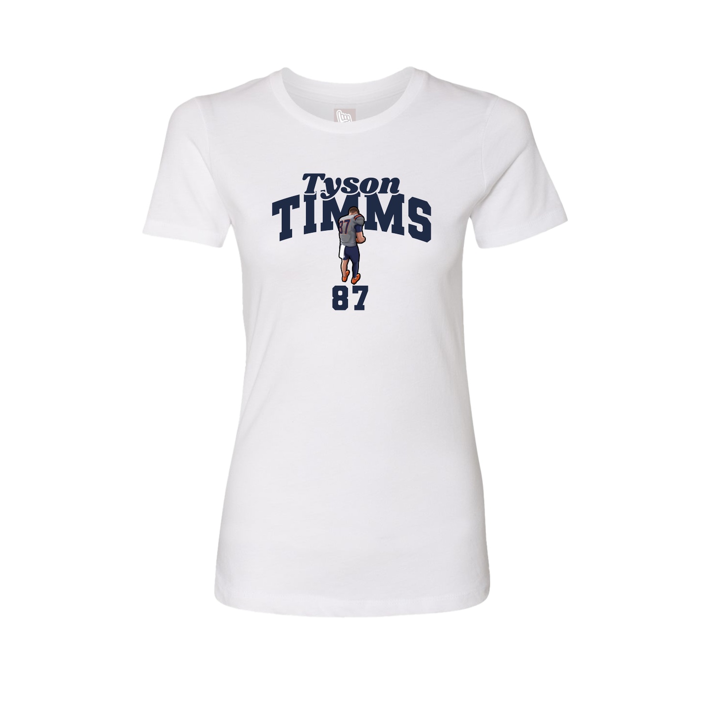Womens Tee — Signature Arch in White