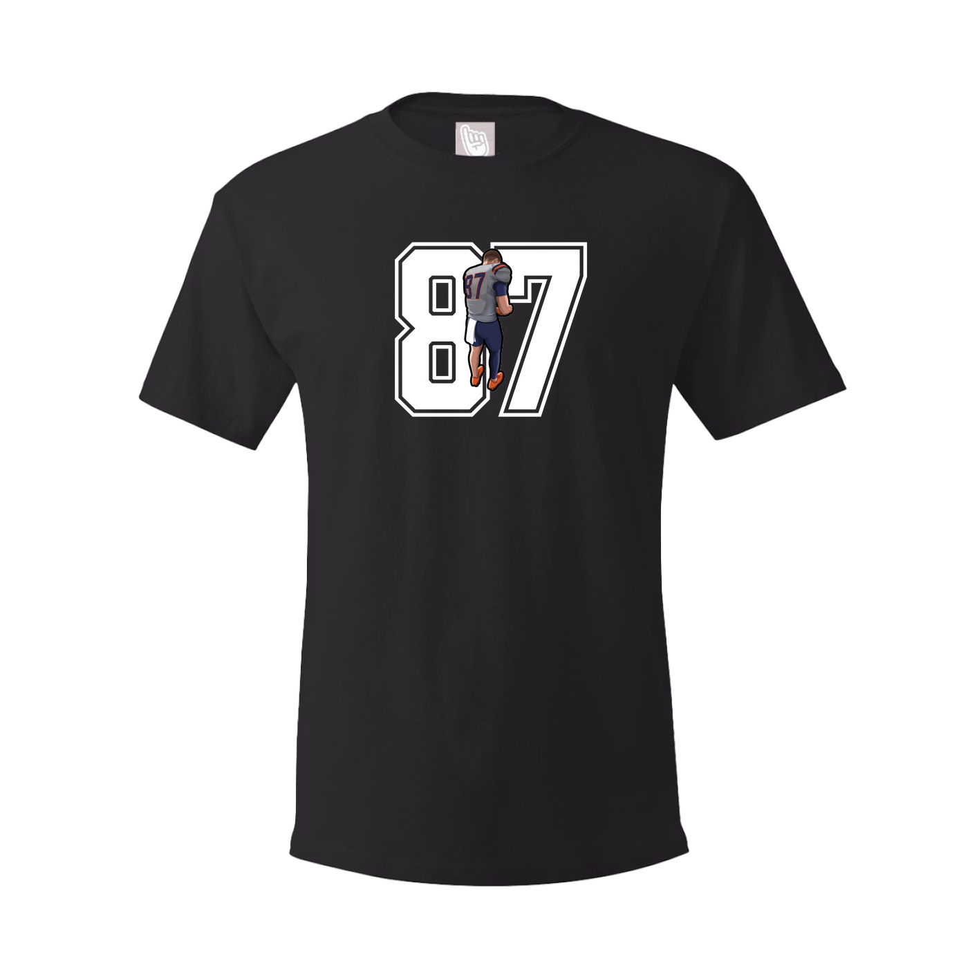 Youth Tee — Number in Black
