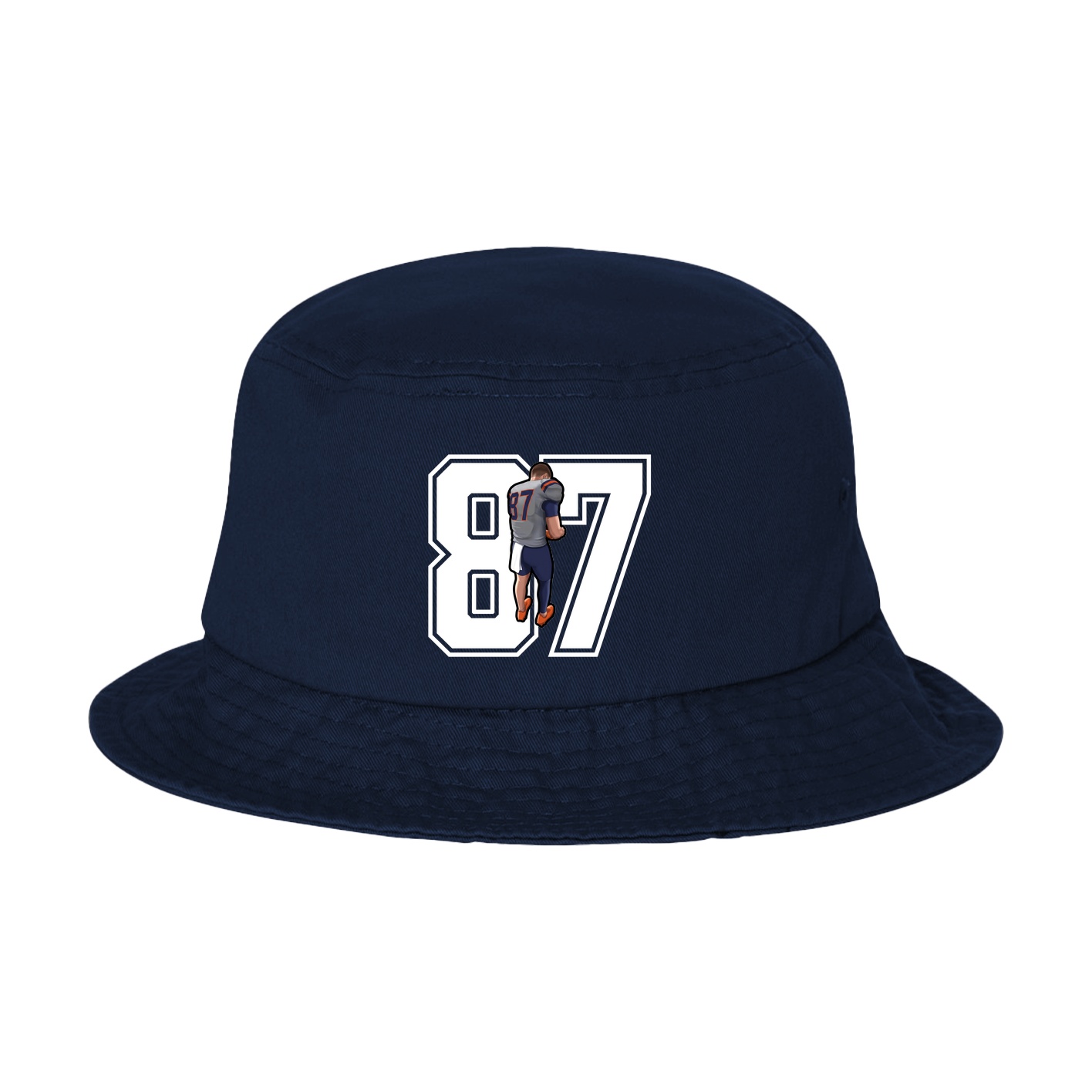 Bucket Cap — Number in Navy