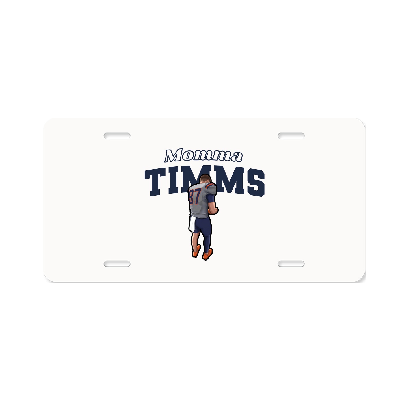 License Plate — Mothers Day Block in Classic