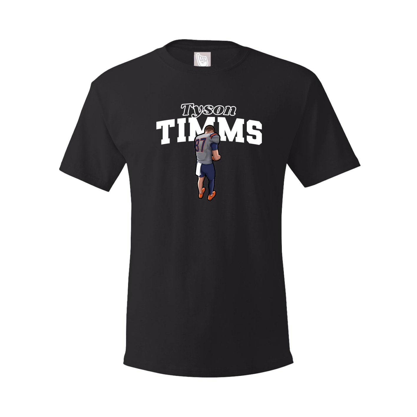 Youth Tee — Name Arch in Black