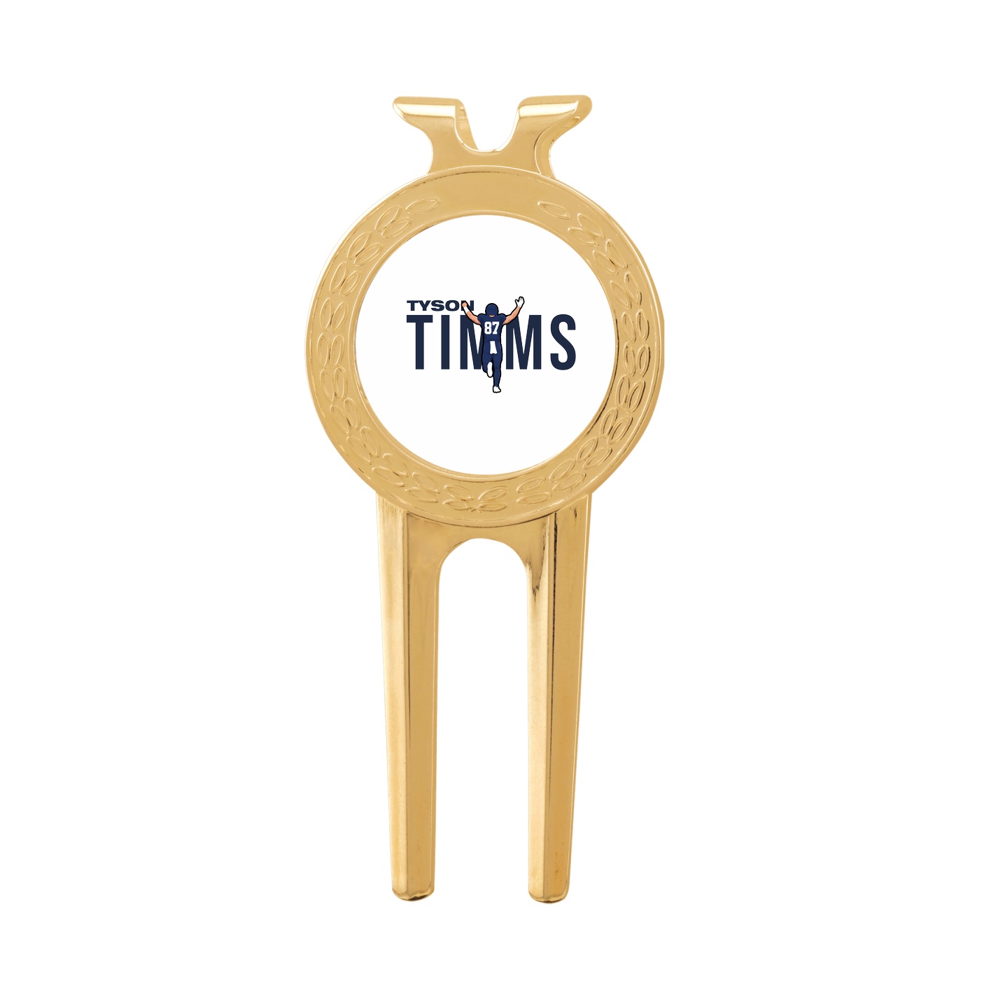 Divot Tool with Ball Marker — Player Name in Classic