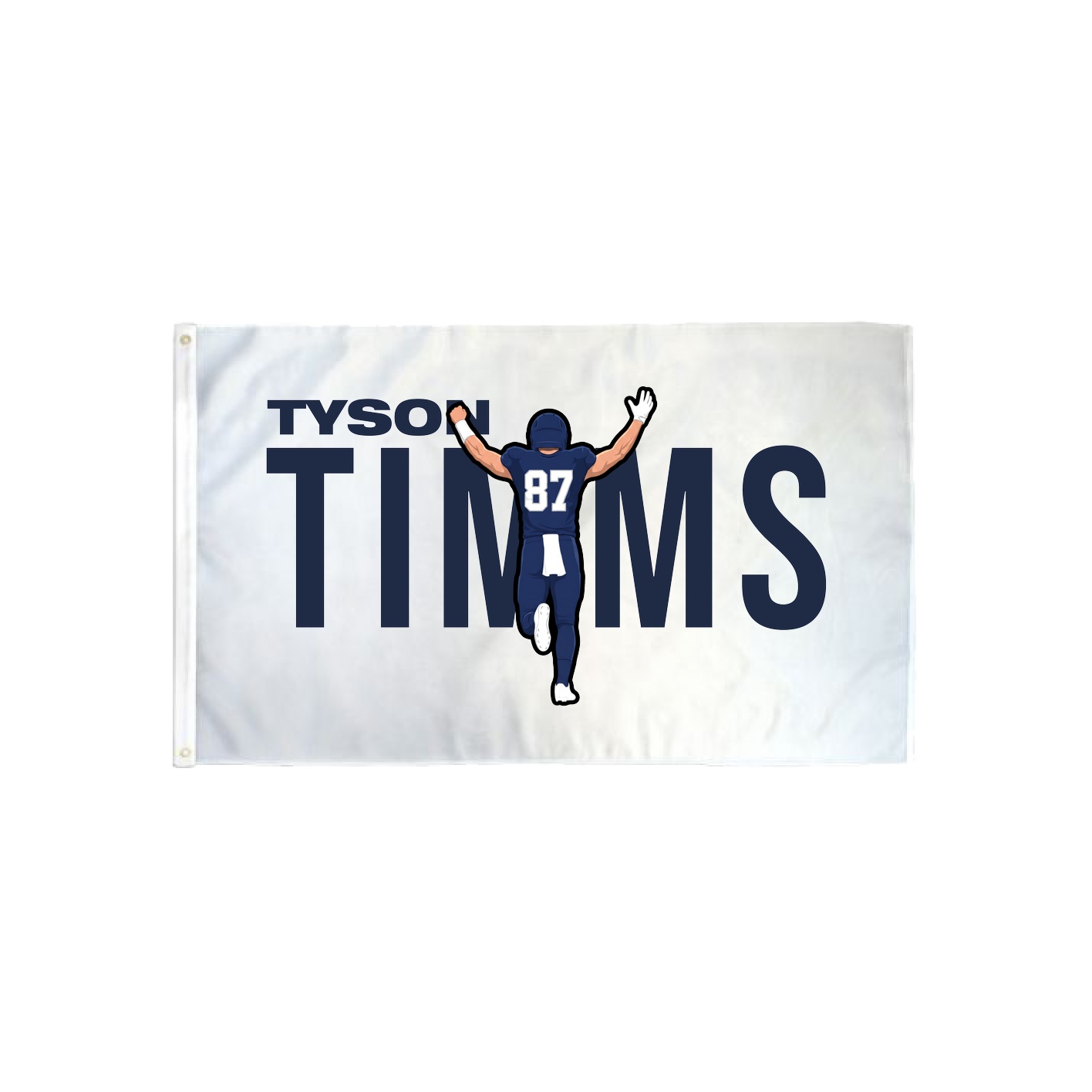 3x5 Flag — Player Name in Classic