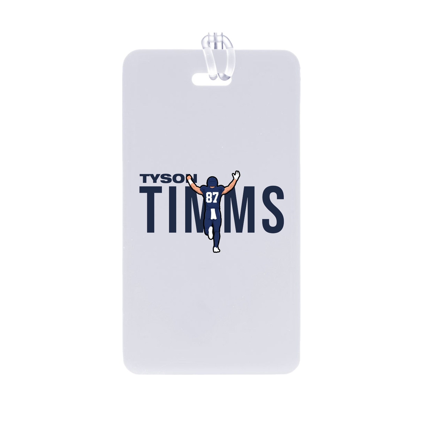 Bag Tag — Player Name in Classic