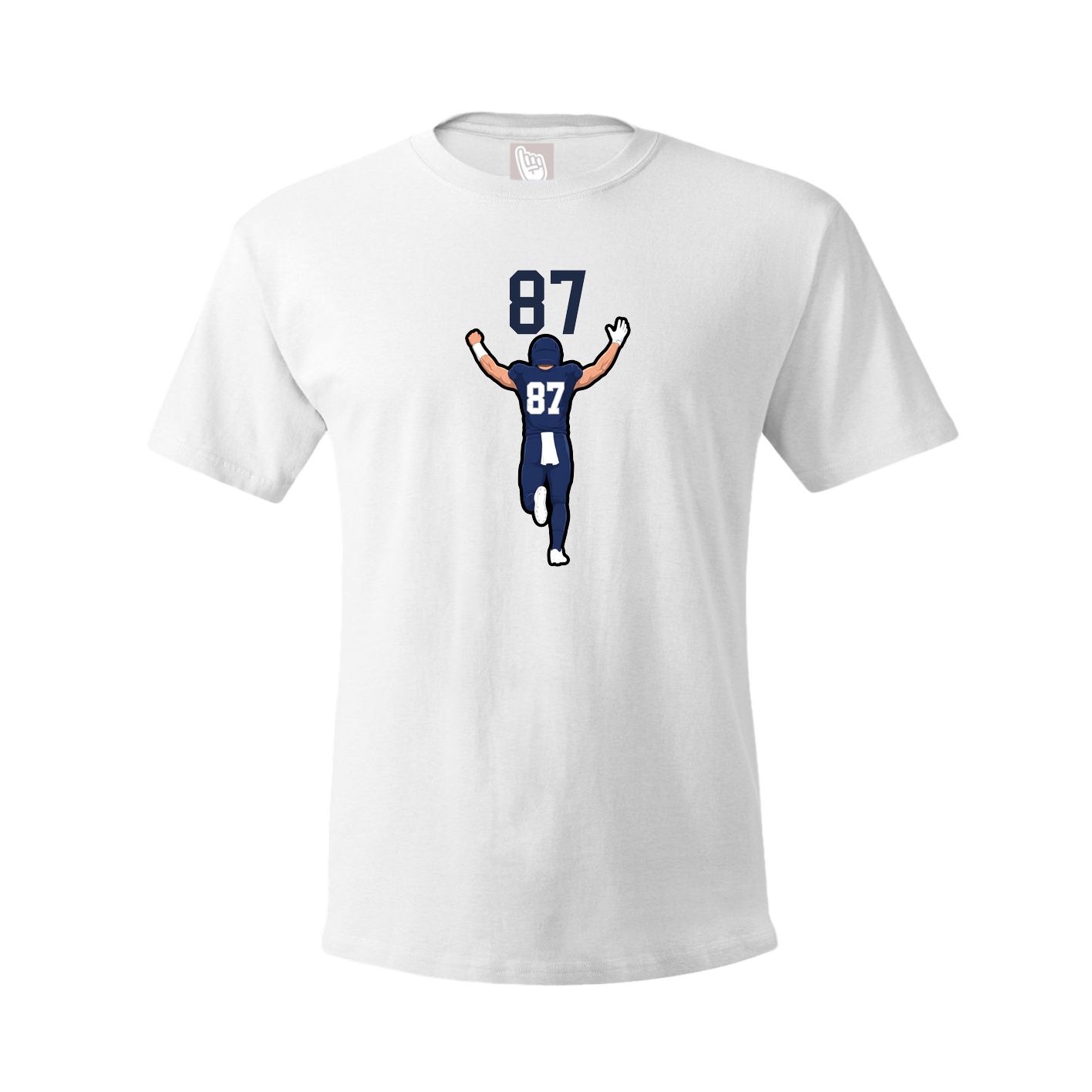 Tee — Number Top in White