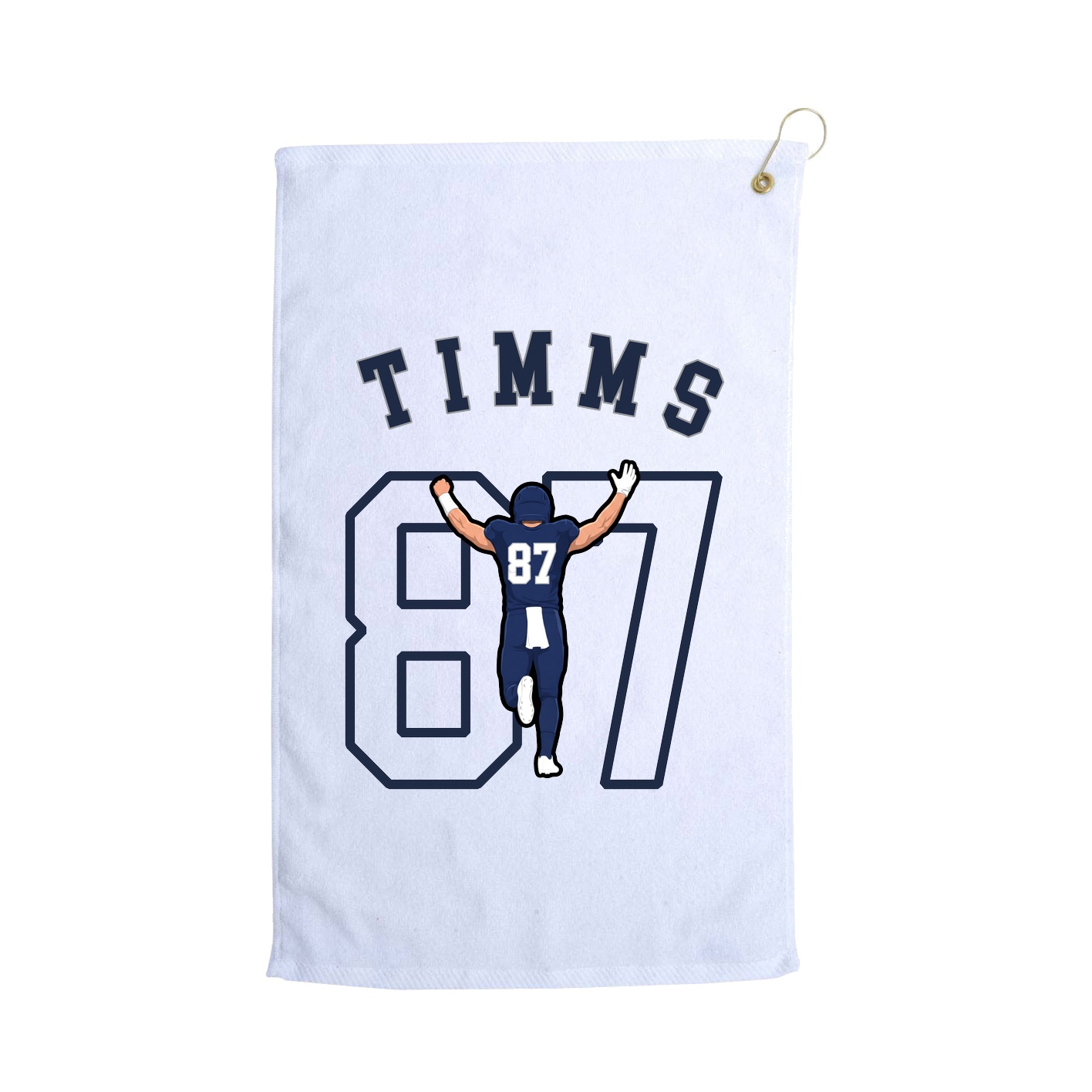 Golf Towel — Shirsey Arch in White