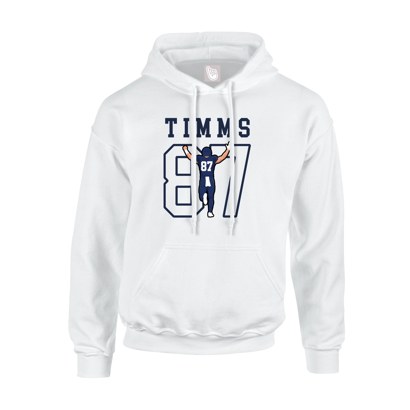 Hoodie — Shirsey in White