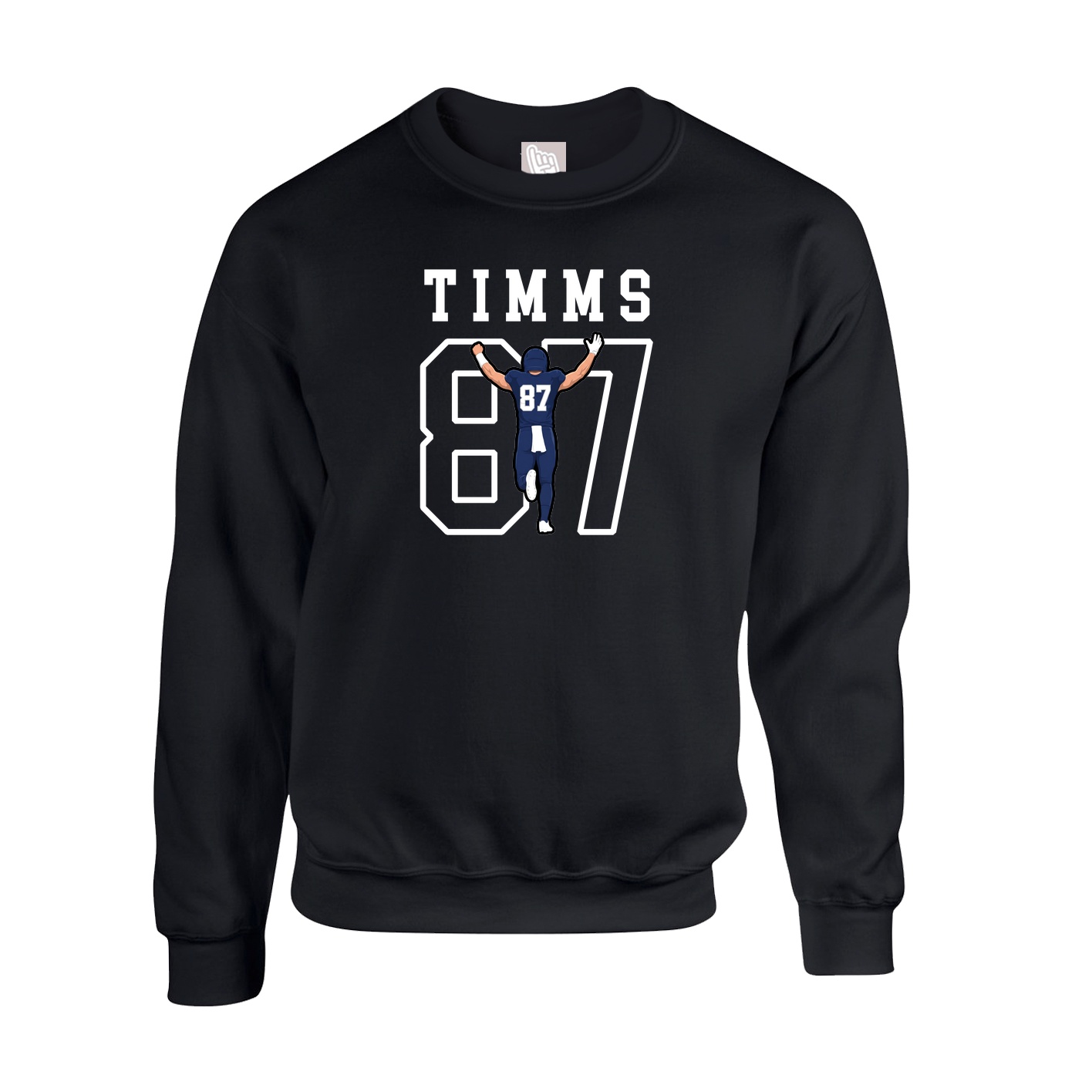 Fleece Crew — Shirsey in Black
