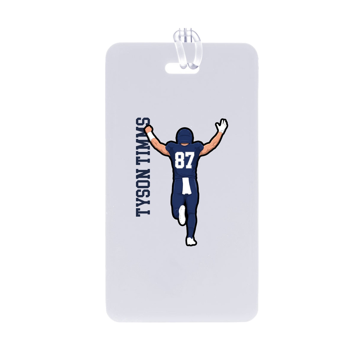 Bag Tag — Name Vertical in Classic