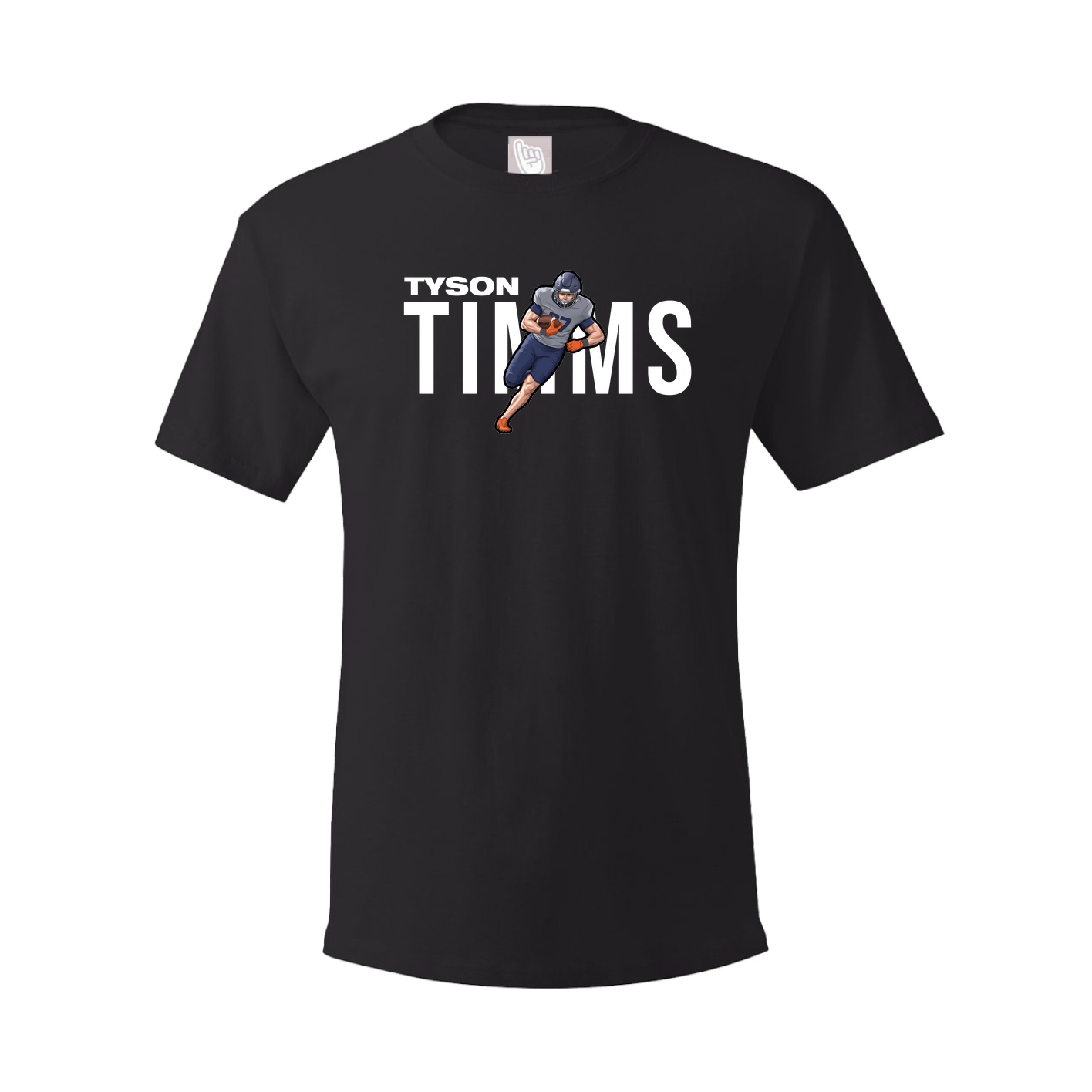 Youth Tee — Player Name in Black