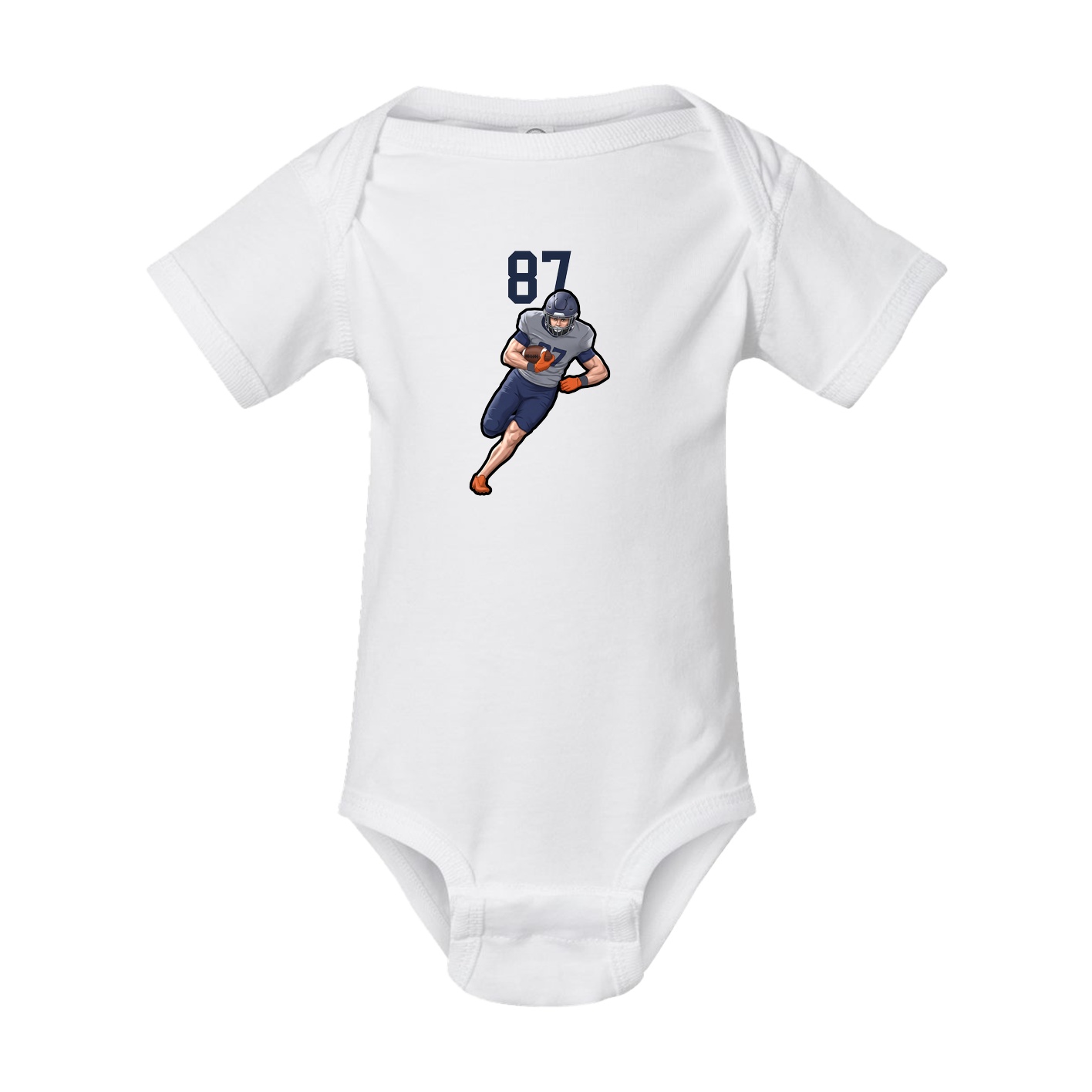 Baby Onesie — Number Top in White