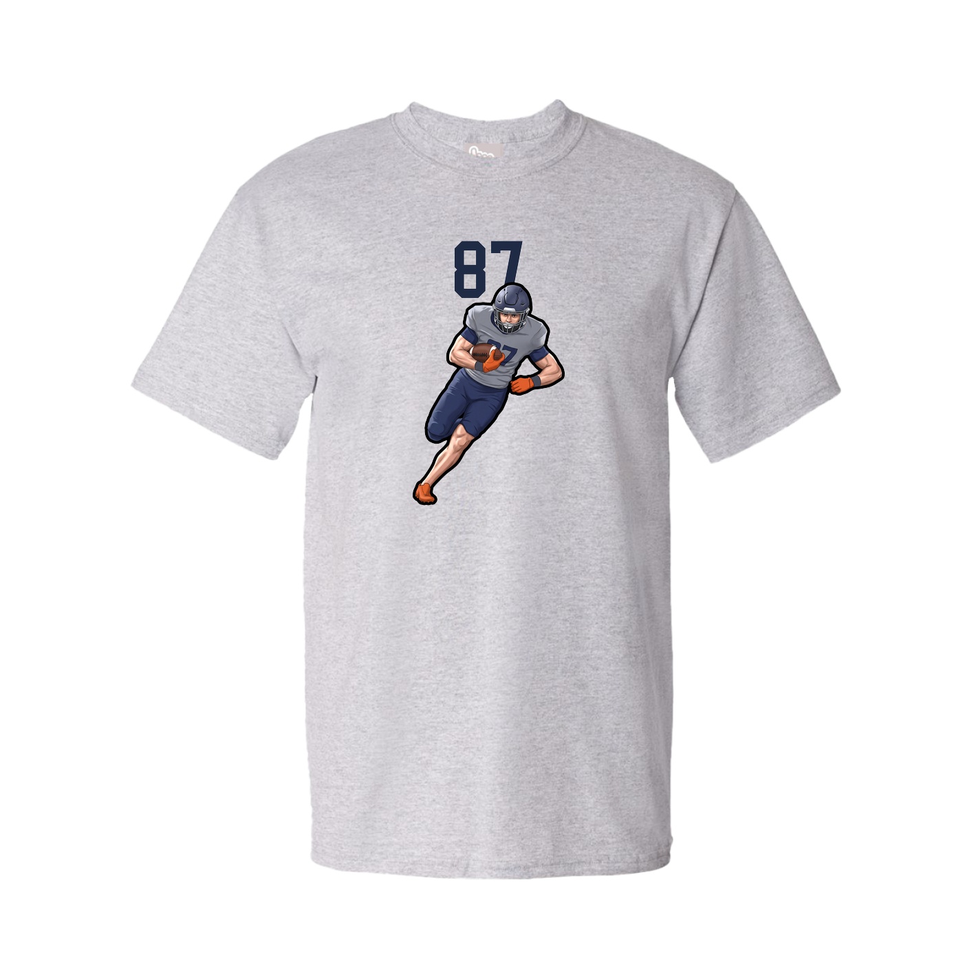 Tee — Number Top in Grey