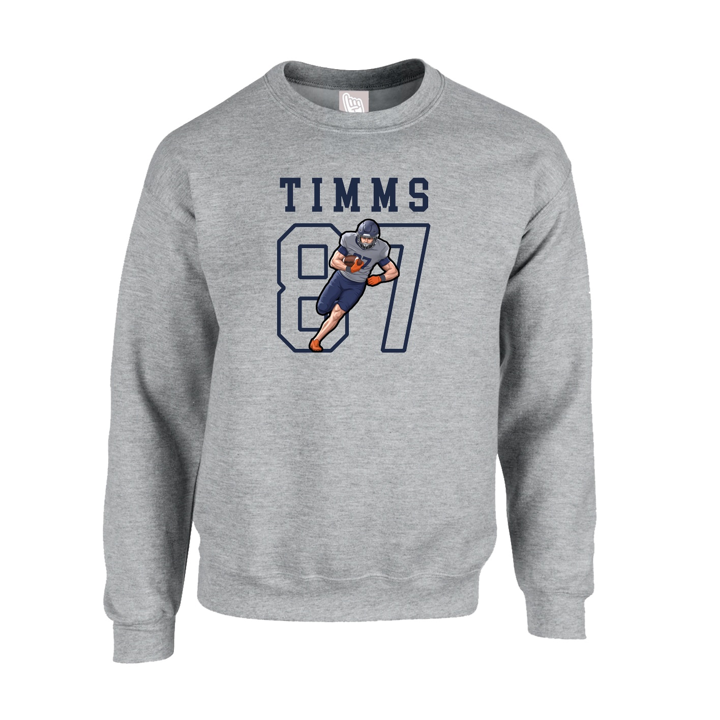 Fleece Crew — Shirsey in Grey