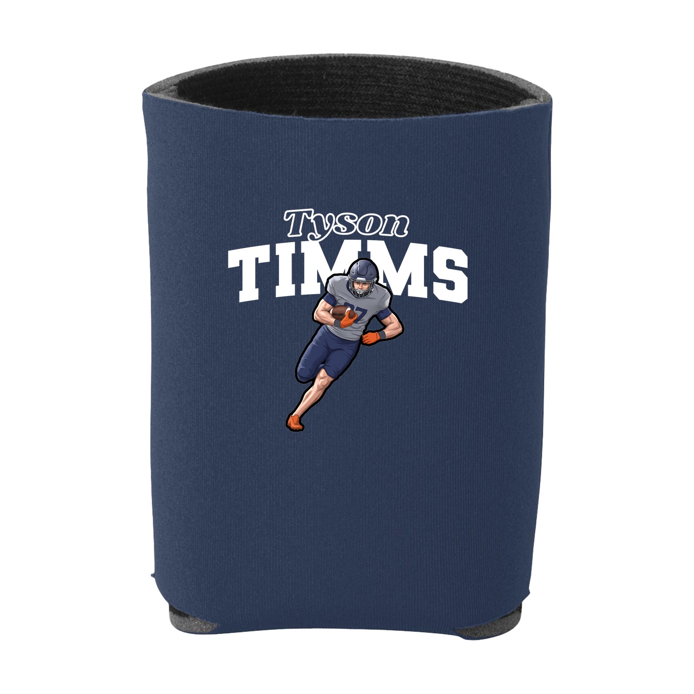 Can Holder — Name Arch in Navy