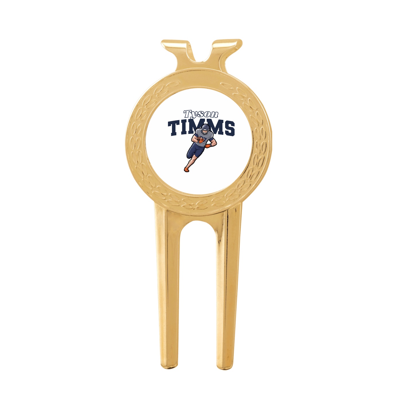 Divot Tool with Ball Marker — Name Arch in Classic