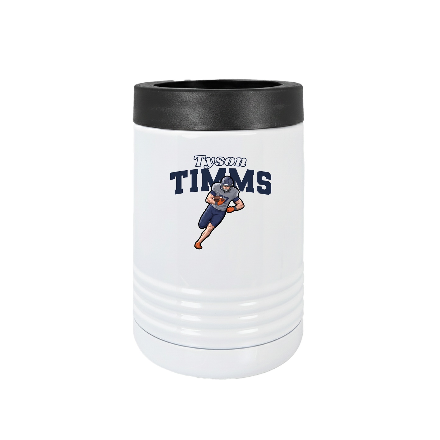 Beverage Holder — Name Arch in White
