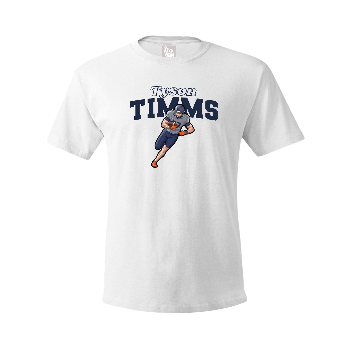 Tee — Name Arch in White