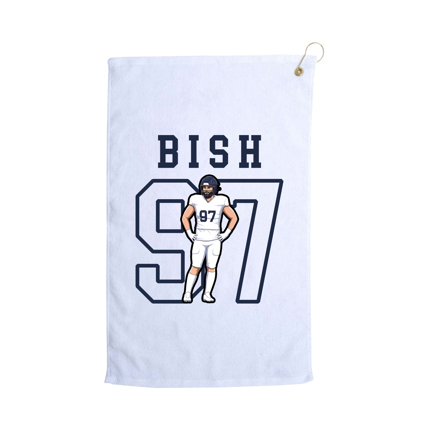 Golf Towel — Shirsey in White