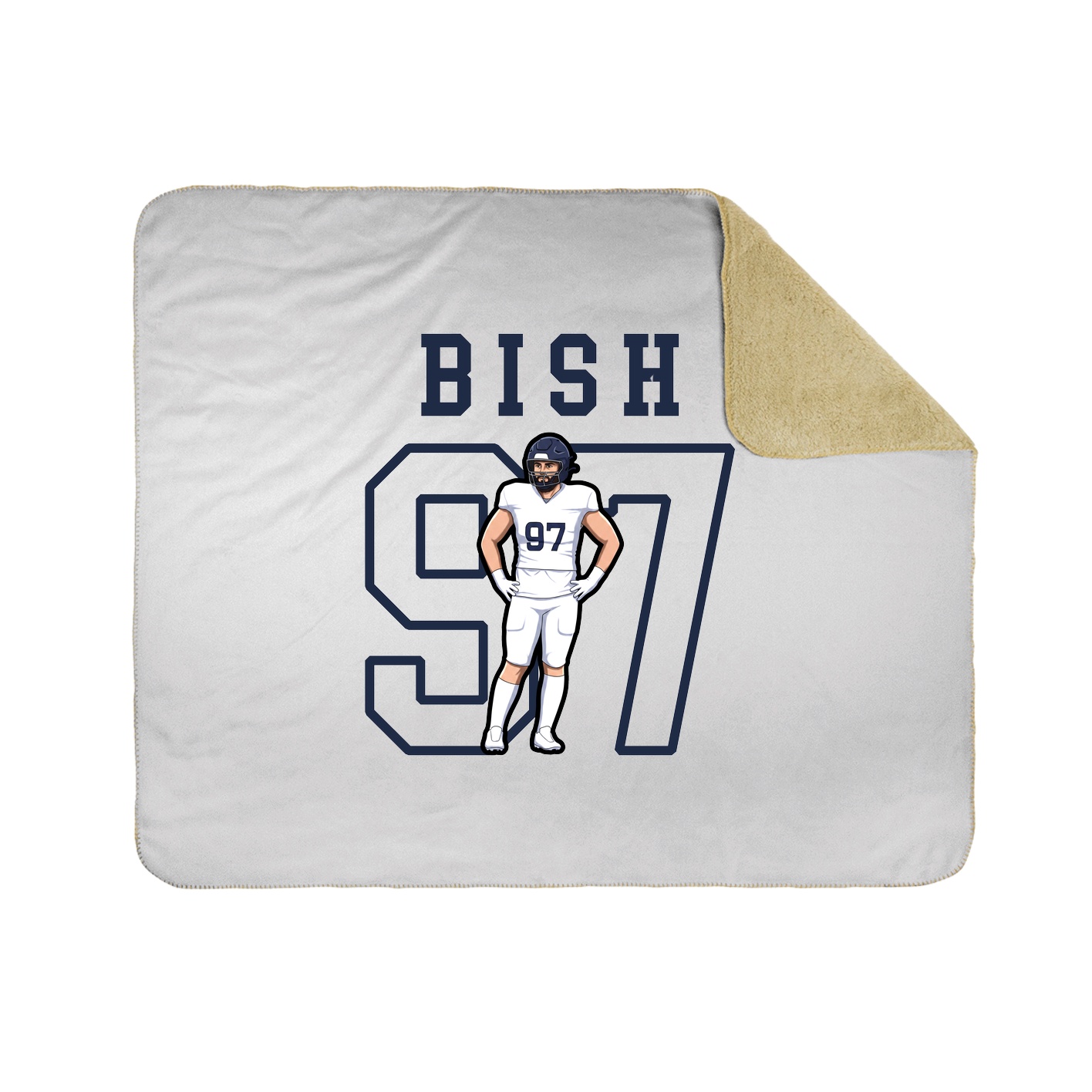 Throw Blanket — Shirsey in White