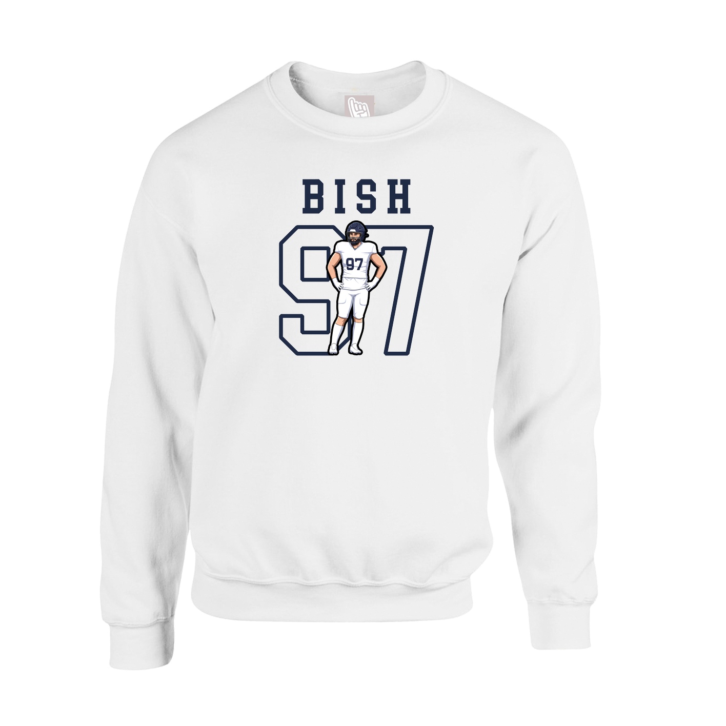Fleece Crew — Shirsey in White