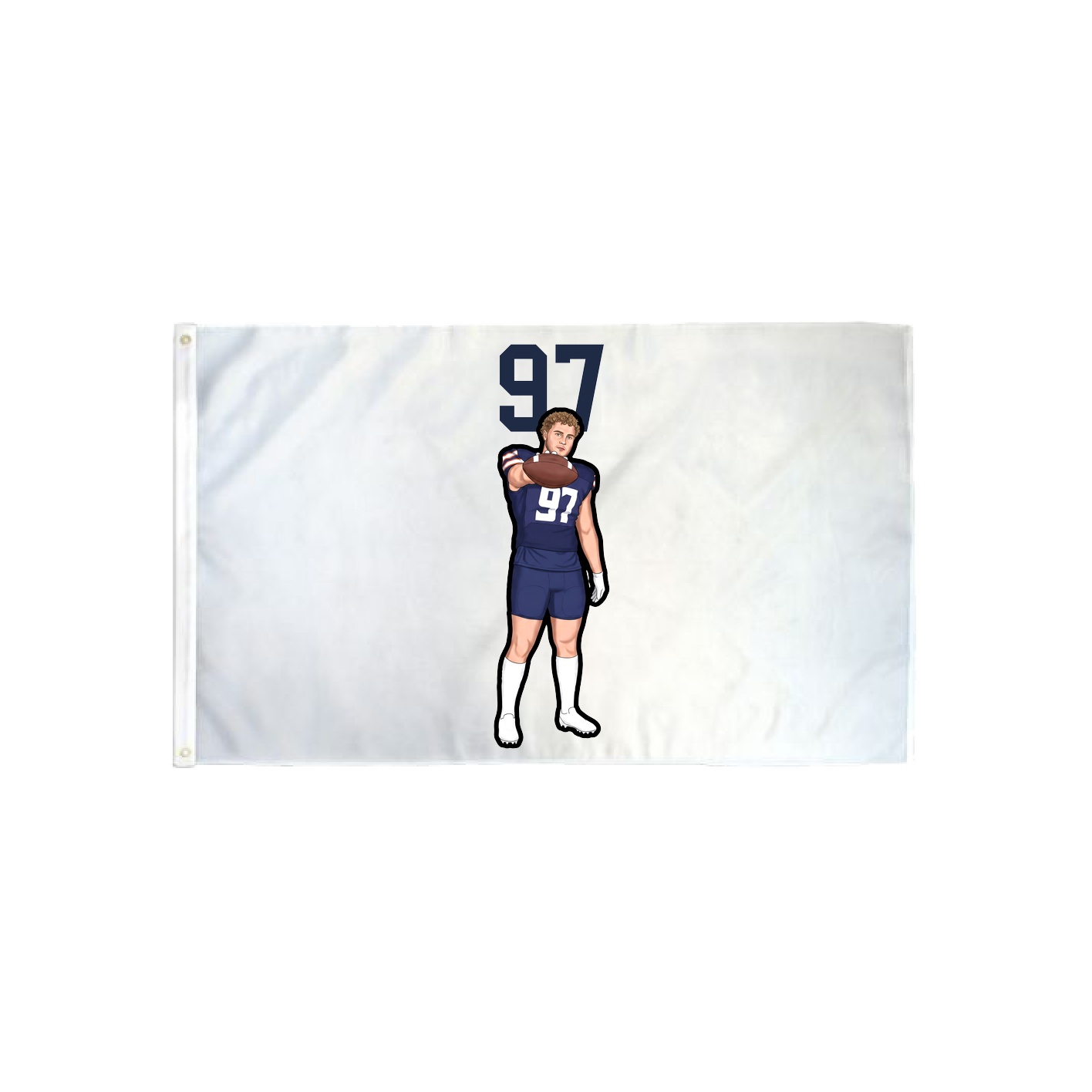 3x5 Flag — Number Top in Classic