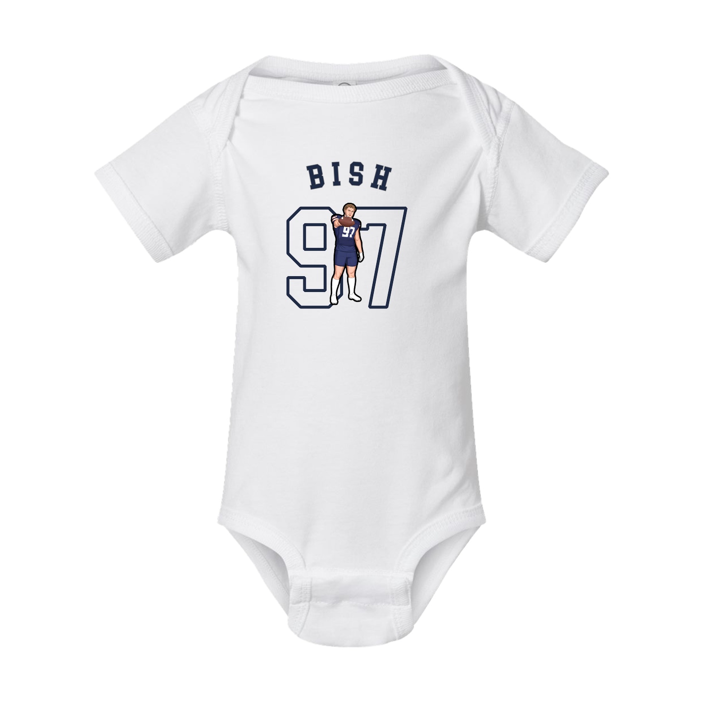 Baby Onesie — Shirsey Arch in White