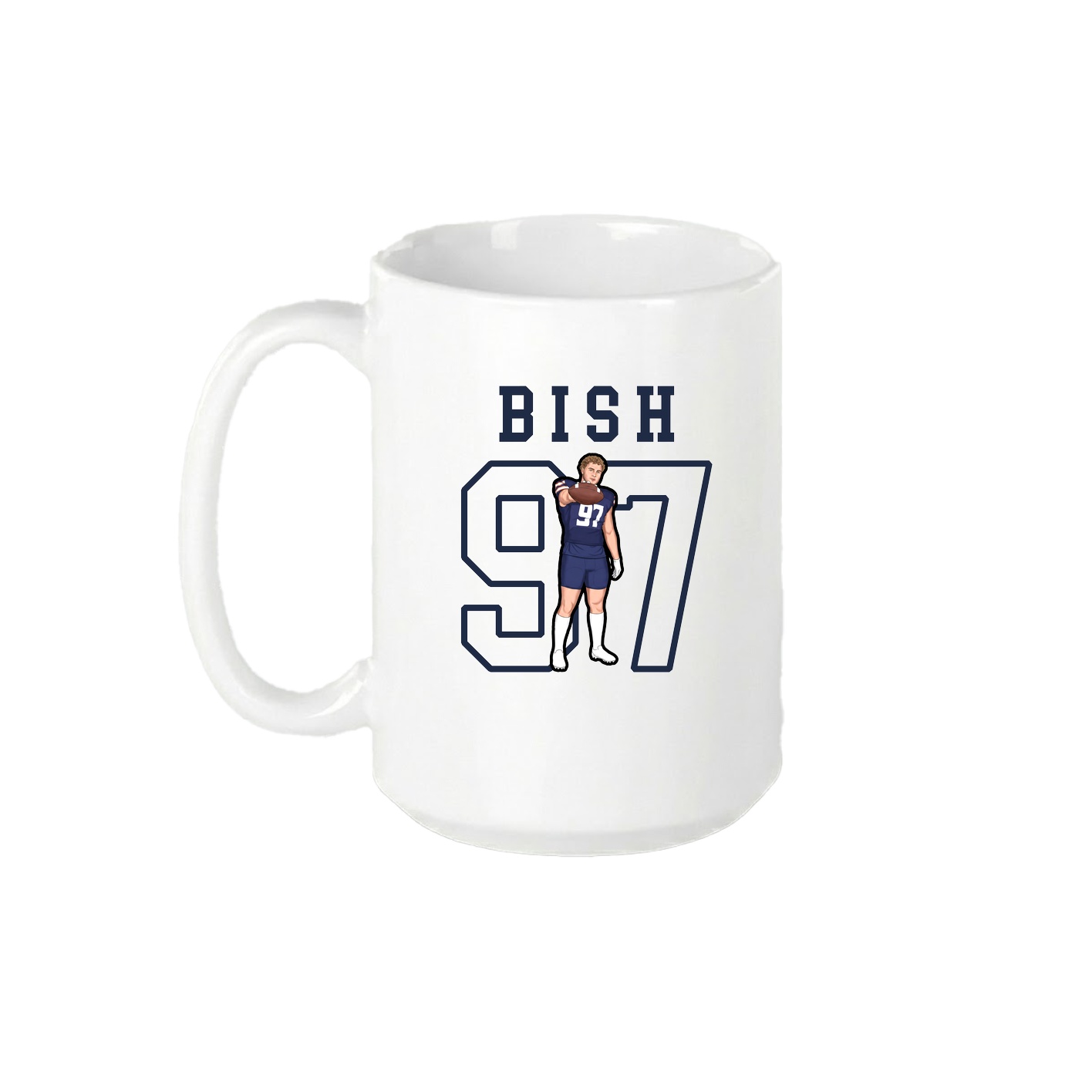 15oz Coffee Mug — Shirsey in White