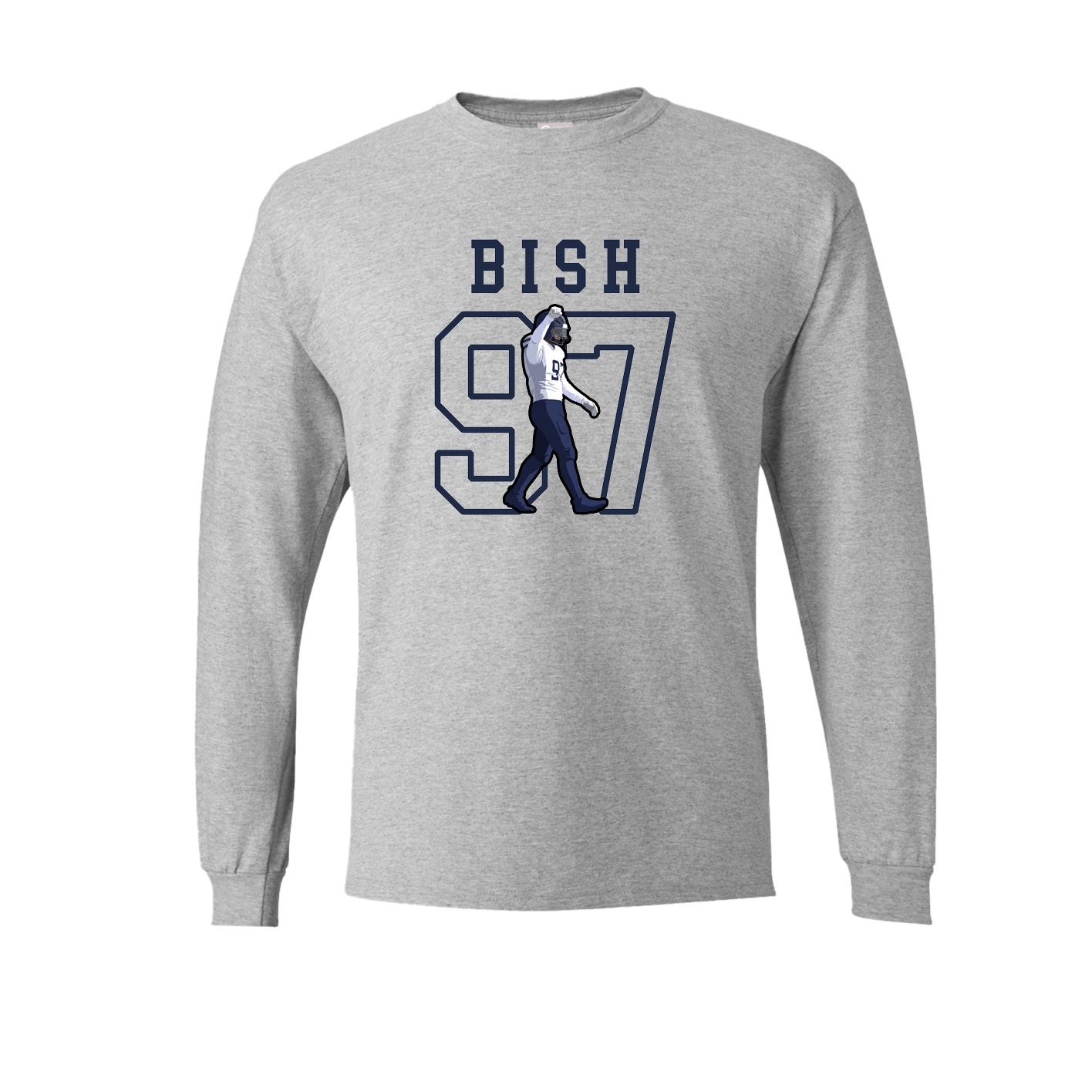 Long Sleeve Tee — Shirsey in Grey