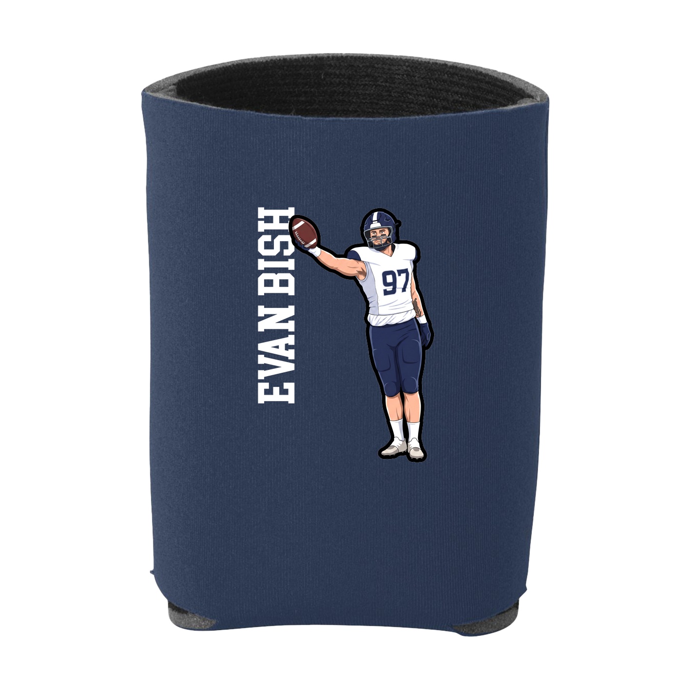 Can Holder — Name Vertical in Navy
